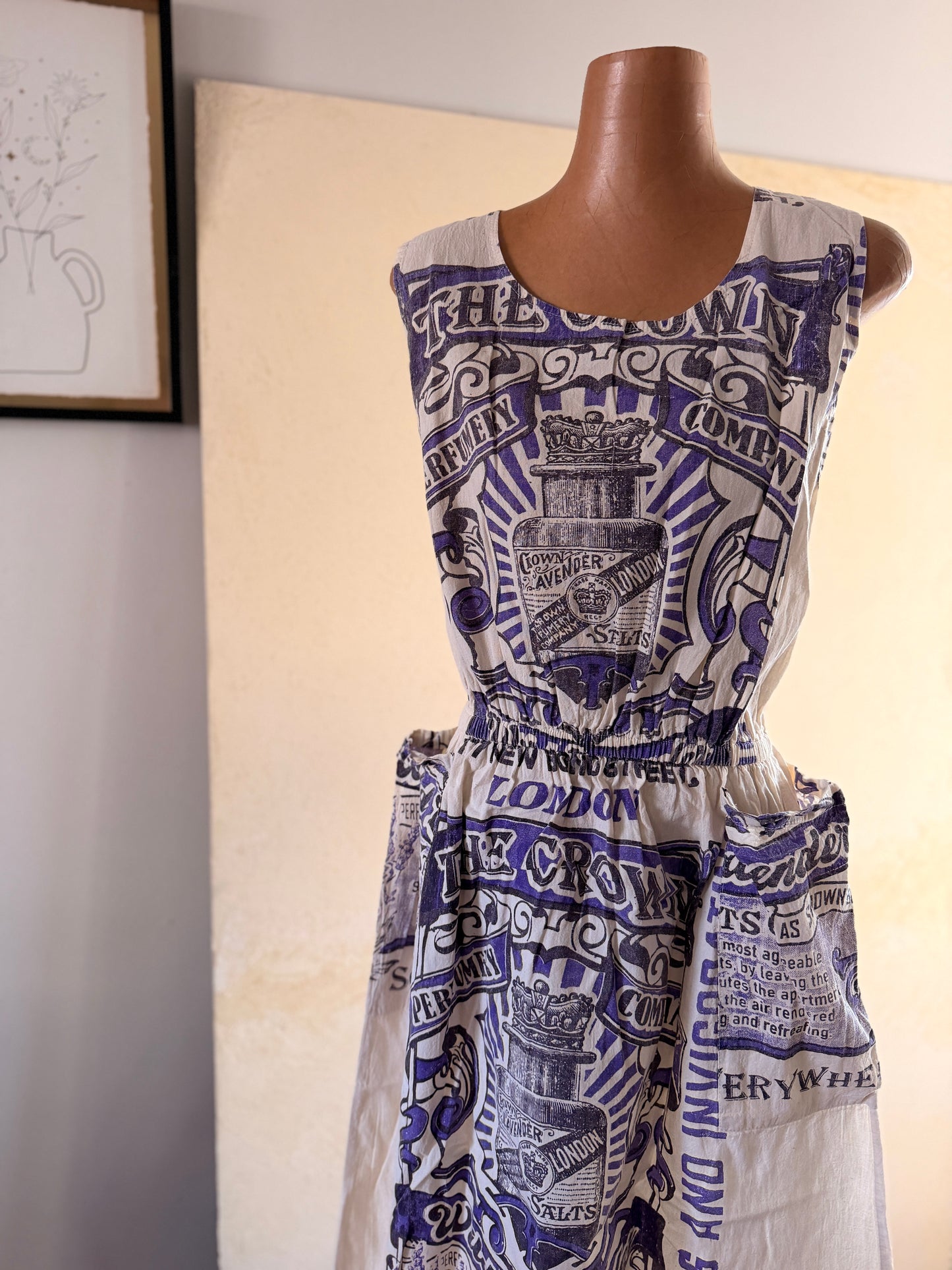 Vintage Style Sack Dress – Oversized Cotton  Dress
