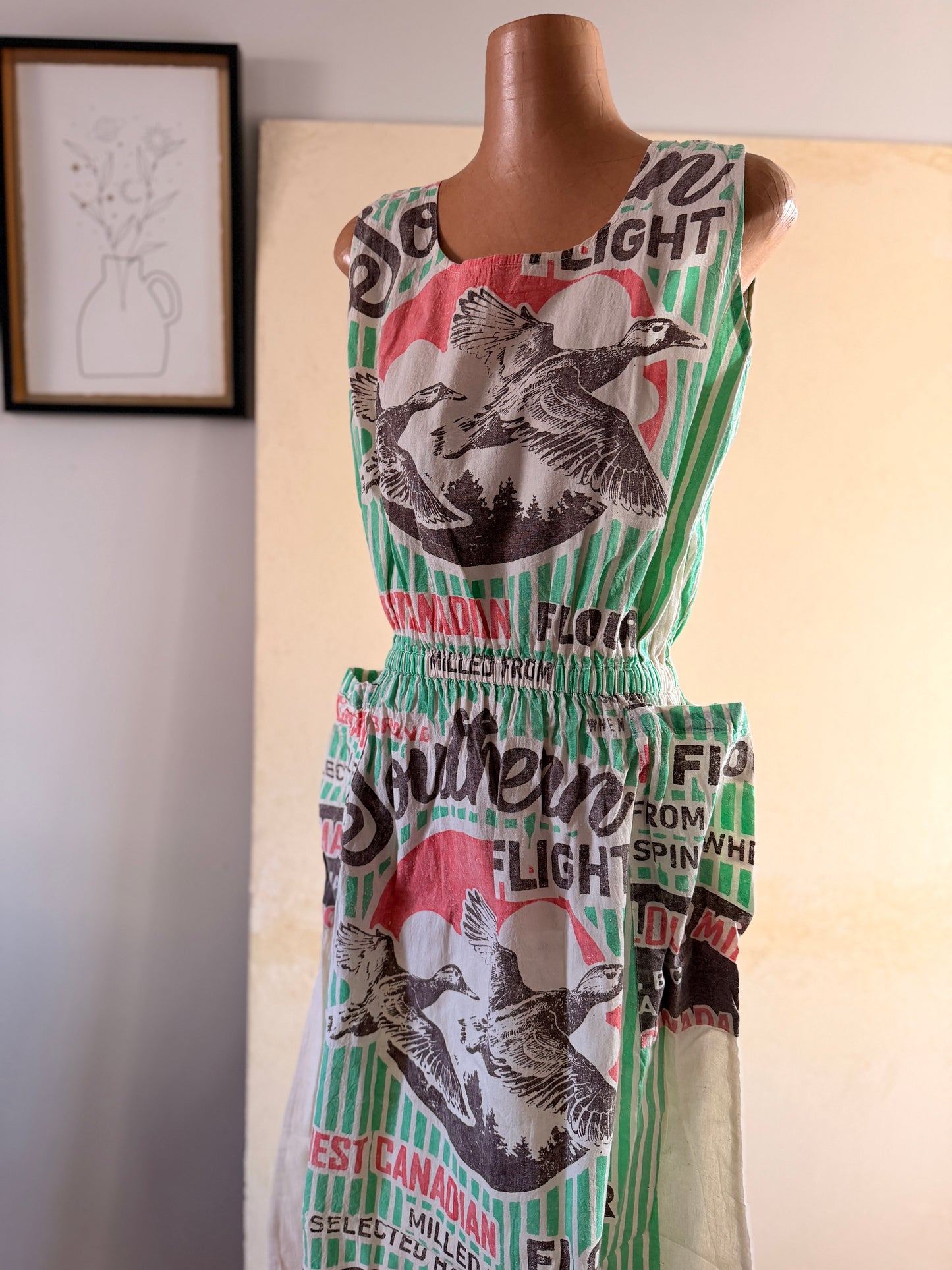 Vintage Style Sack Dress – Oversized Cotton  Dress