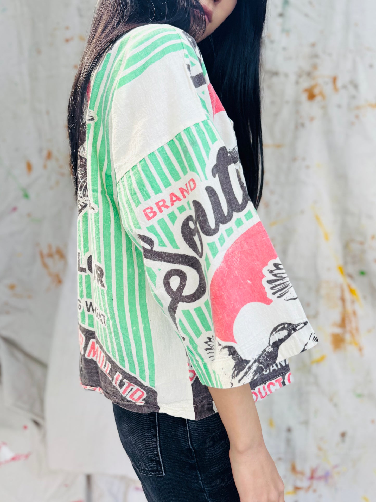 Thailand Vintage Sack Jacket – Canadian Heritage Print