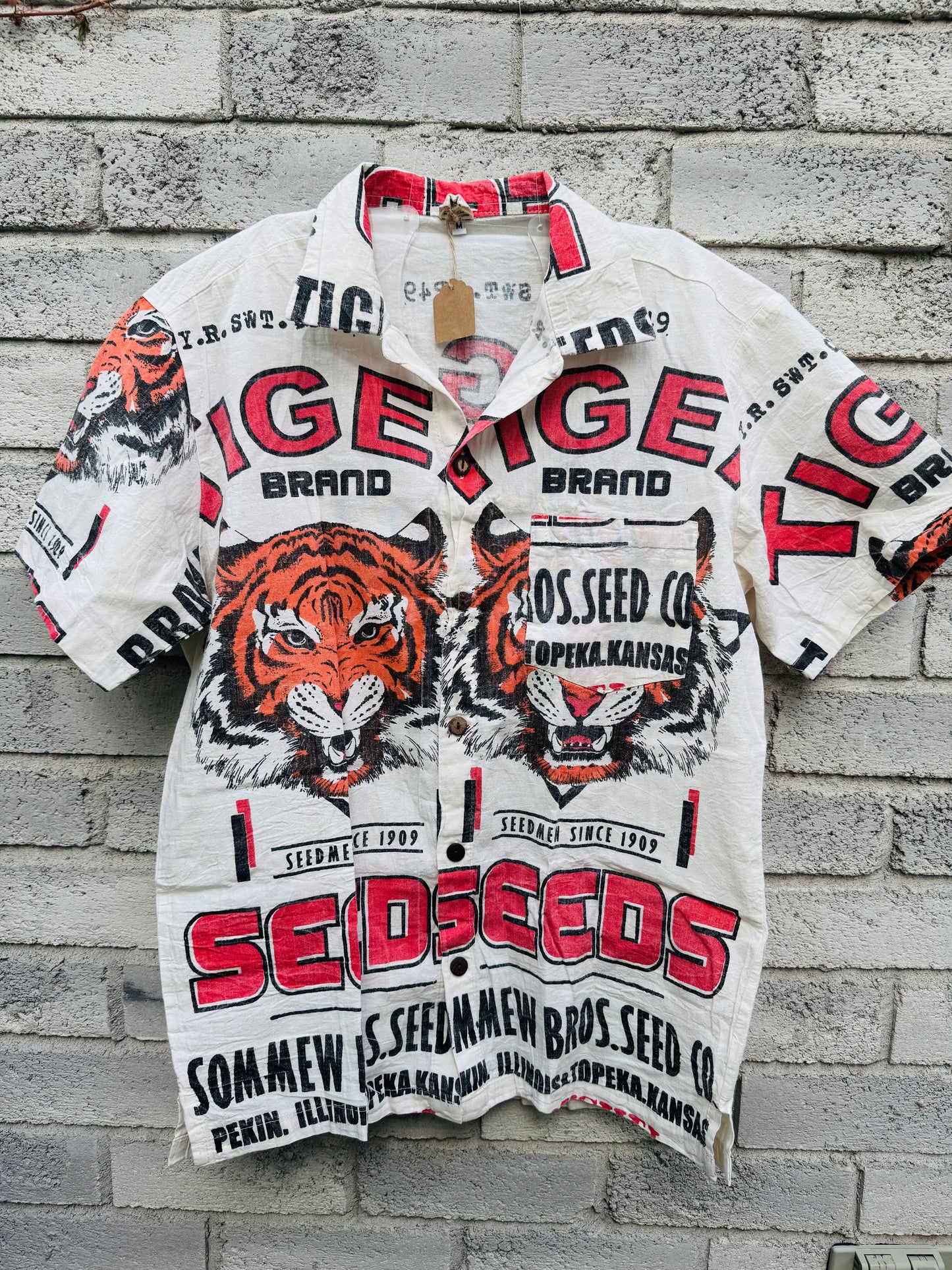 Muti Print Button-Up Shirts