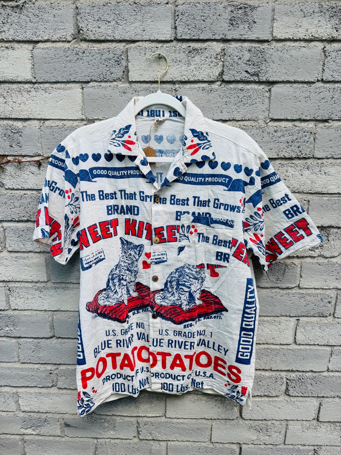 Muti Print Button-Up Shirts