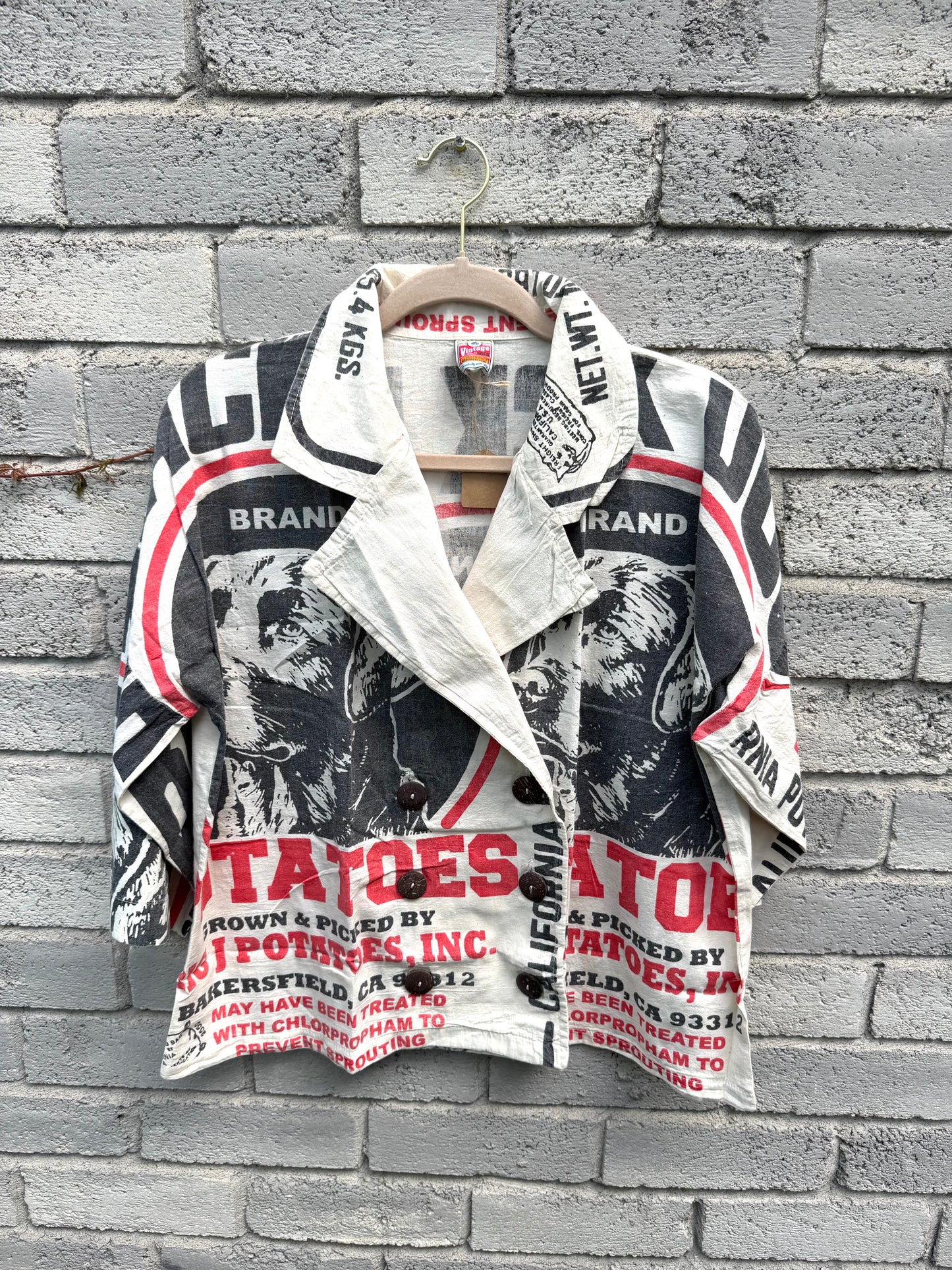 Thailand Vintage Sack Jacket – Heritage Feed Print Collection