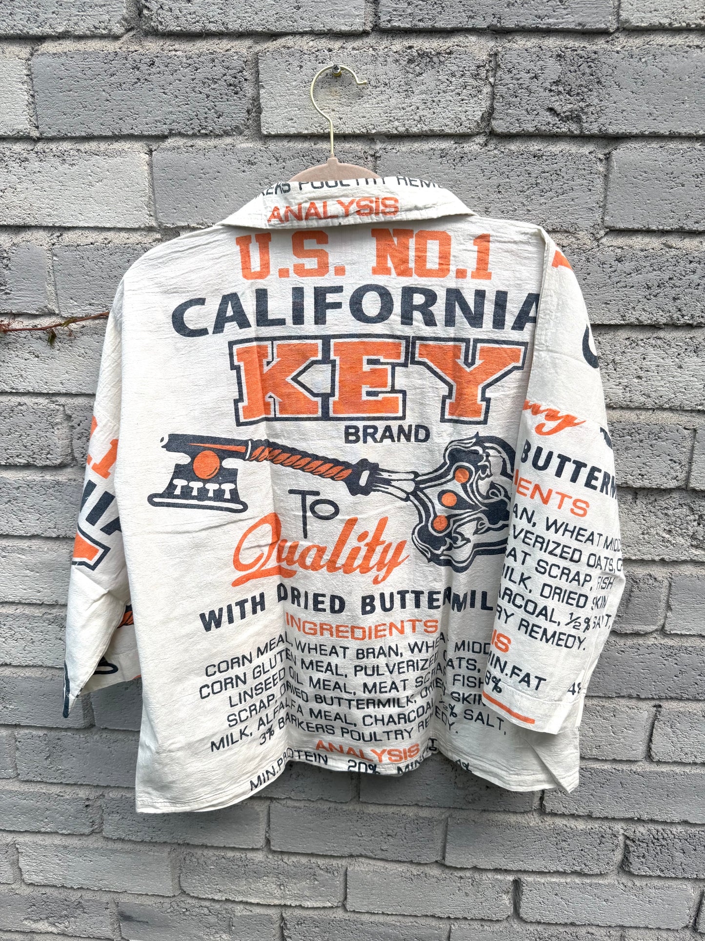 Thailand Vintage Sack Jacket – Heritage Feed Print Collection