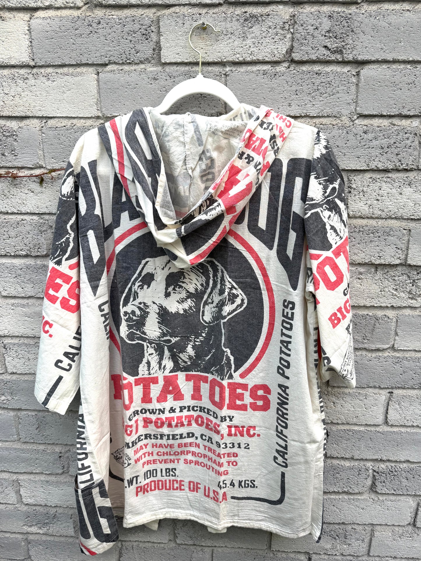 Thailand Vintage Sack Hooded Coat – Mixed Print Collection