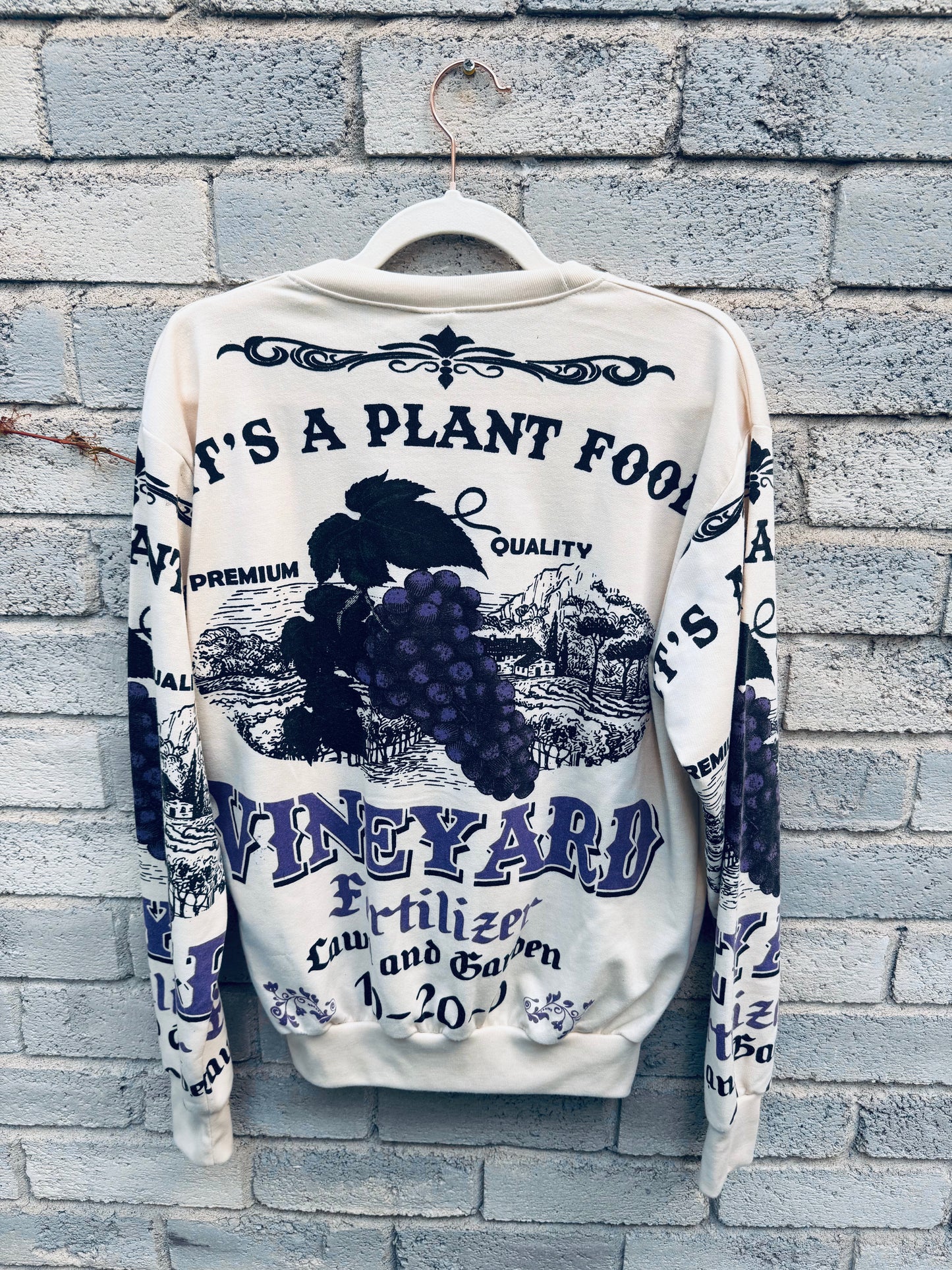Thailand Sack Edit – “Vineyard” Graphic Sweatshirt