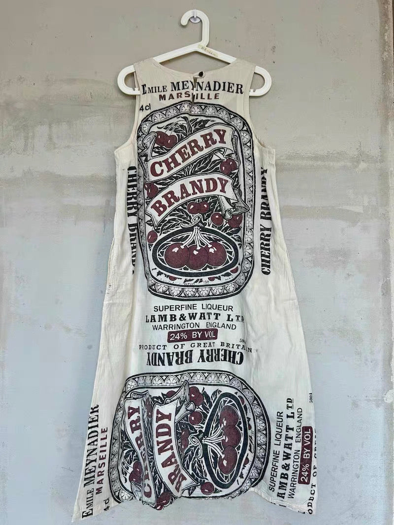 Vintage MIX Graphic Washed Cotton Dress