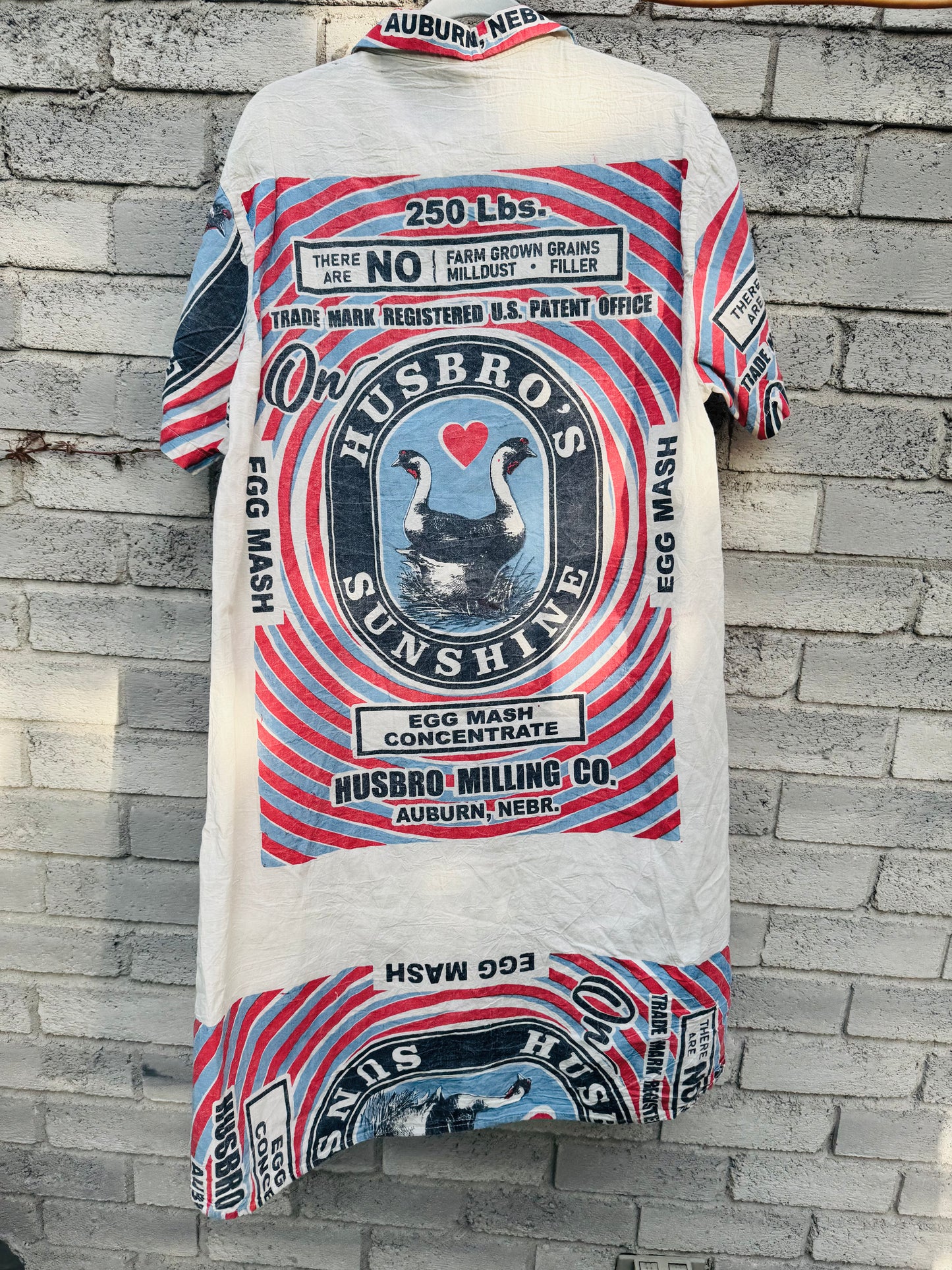 Vintage Print Washed Cotton Shirt‑Dress – Wear Solo or as a Layer