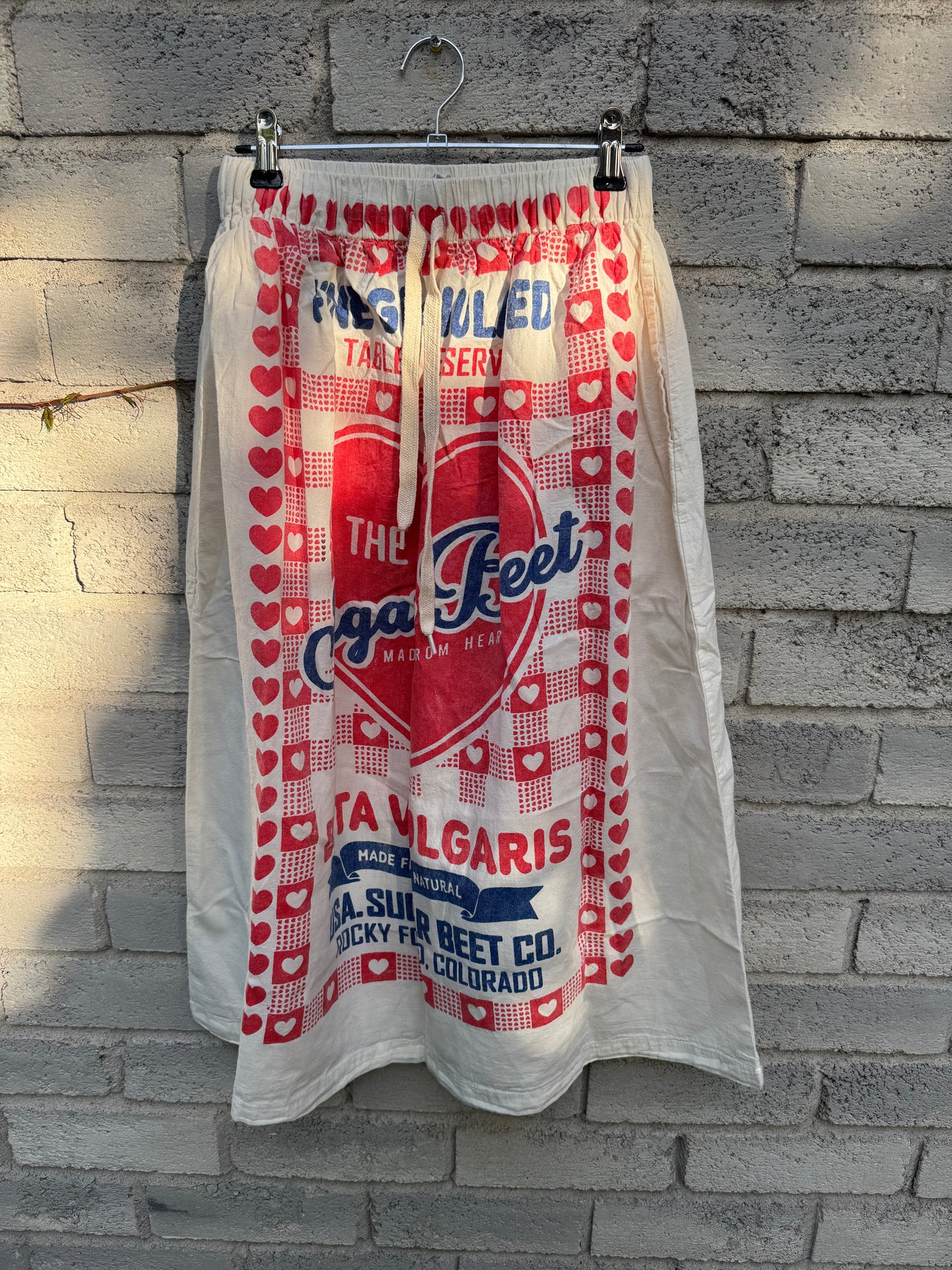 Mixed patterns Vintage Sack Skirt – Made in Thailand