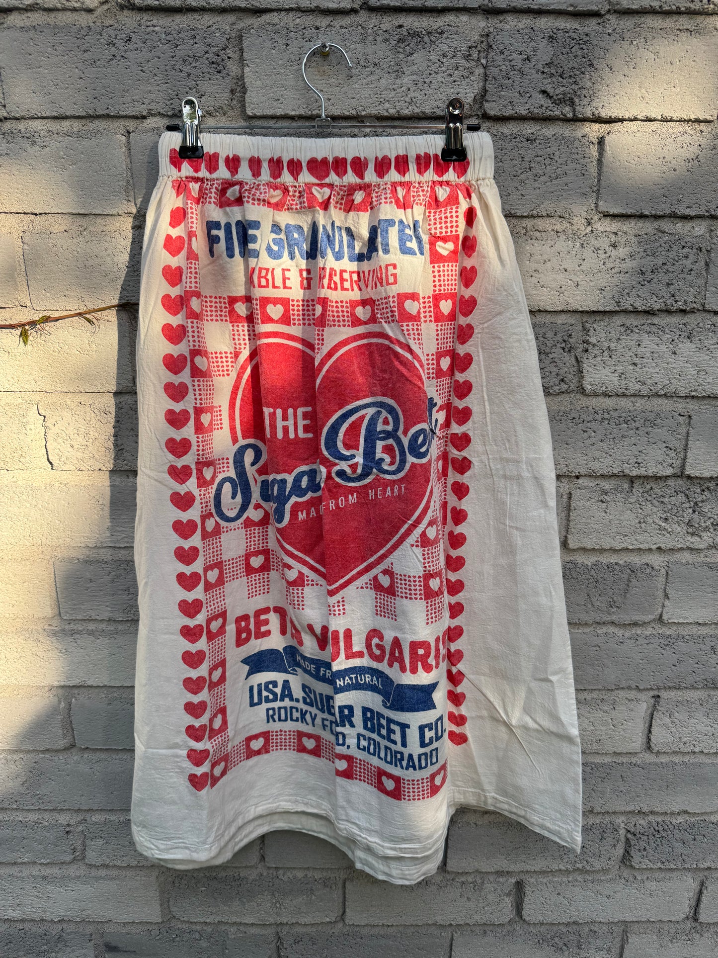 Mixed patterns Vintage Sack Skirt – Made in Thailand