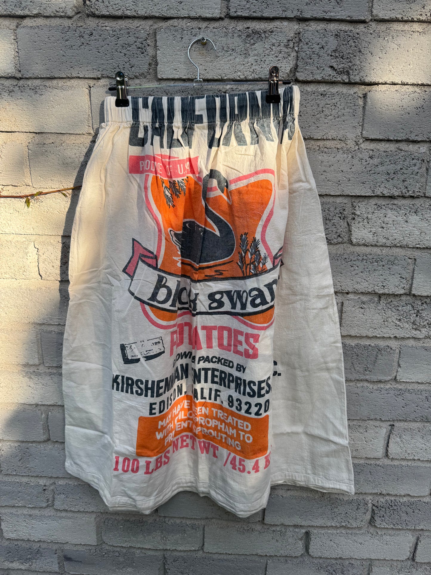 Mixed patterns Vintage Sack Skirt – Made in Thailand