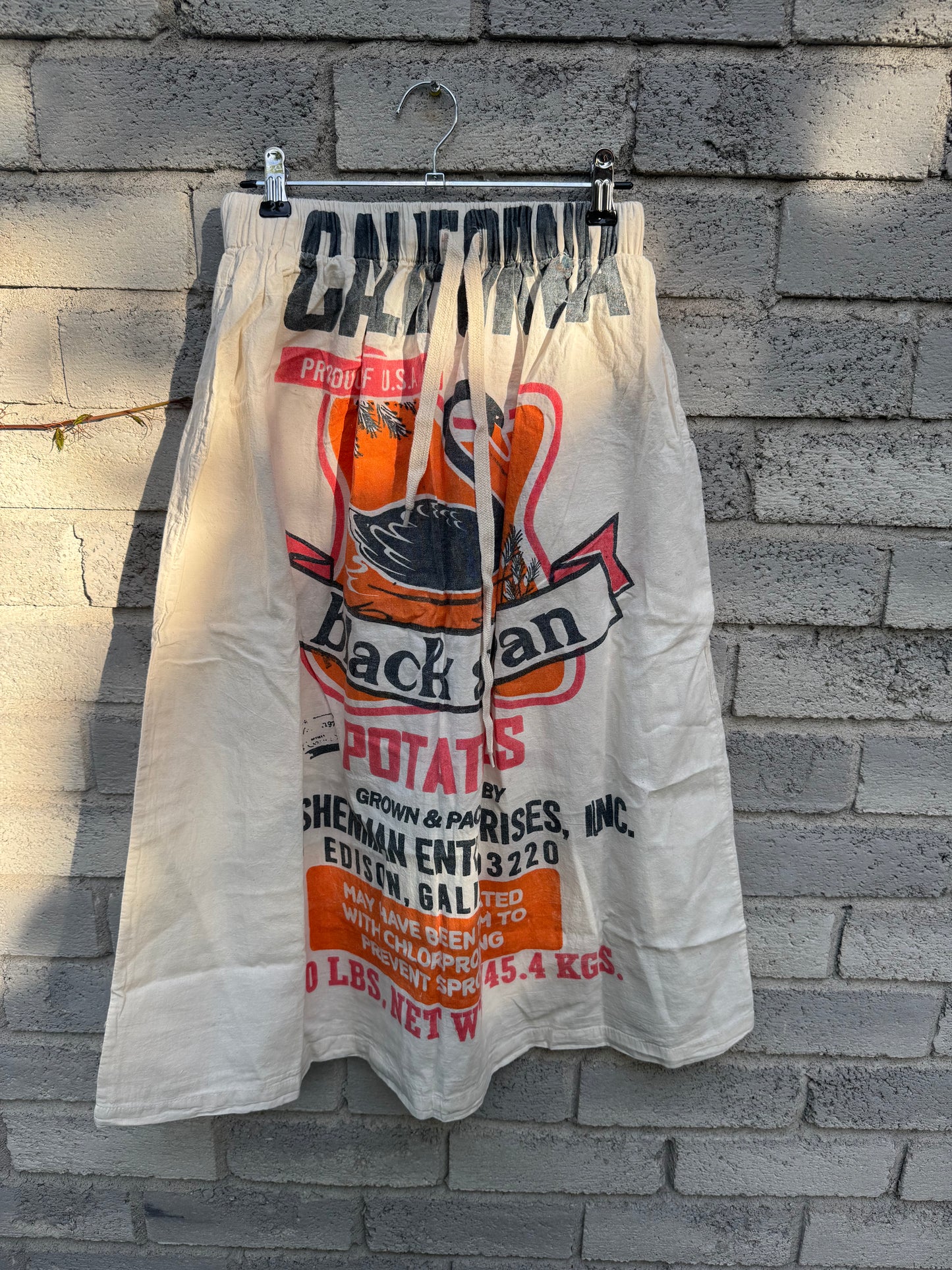 Mixed patterns Vintage Sack Skirt – Made in Thailand