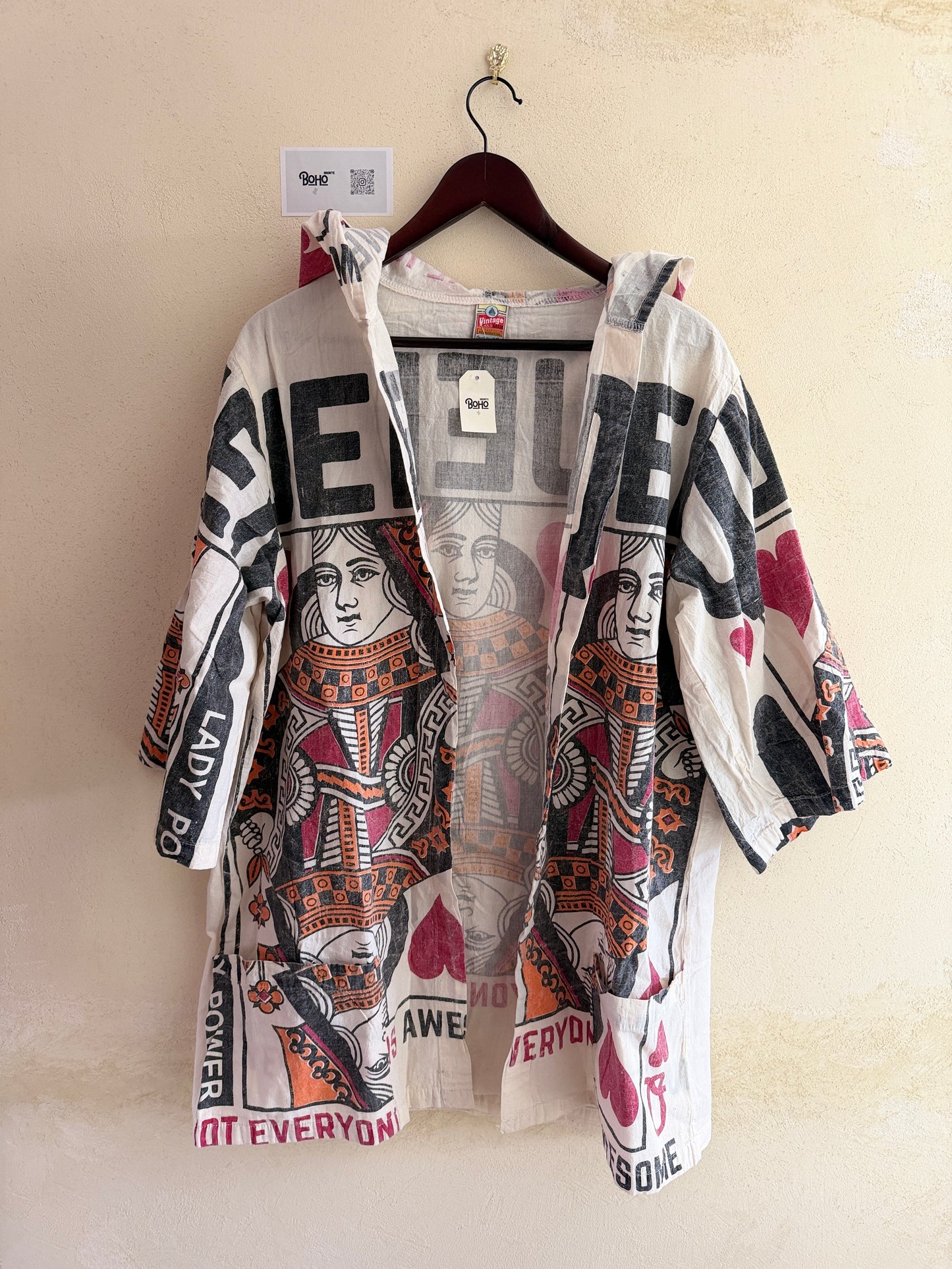 Thailand Vintage Sack Hooded Coat – Mixed Print Collection