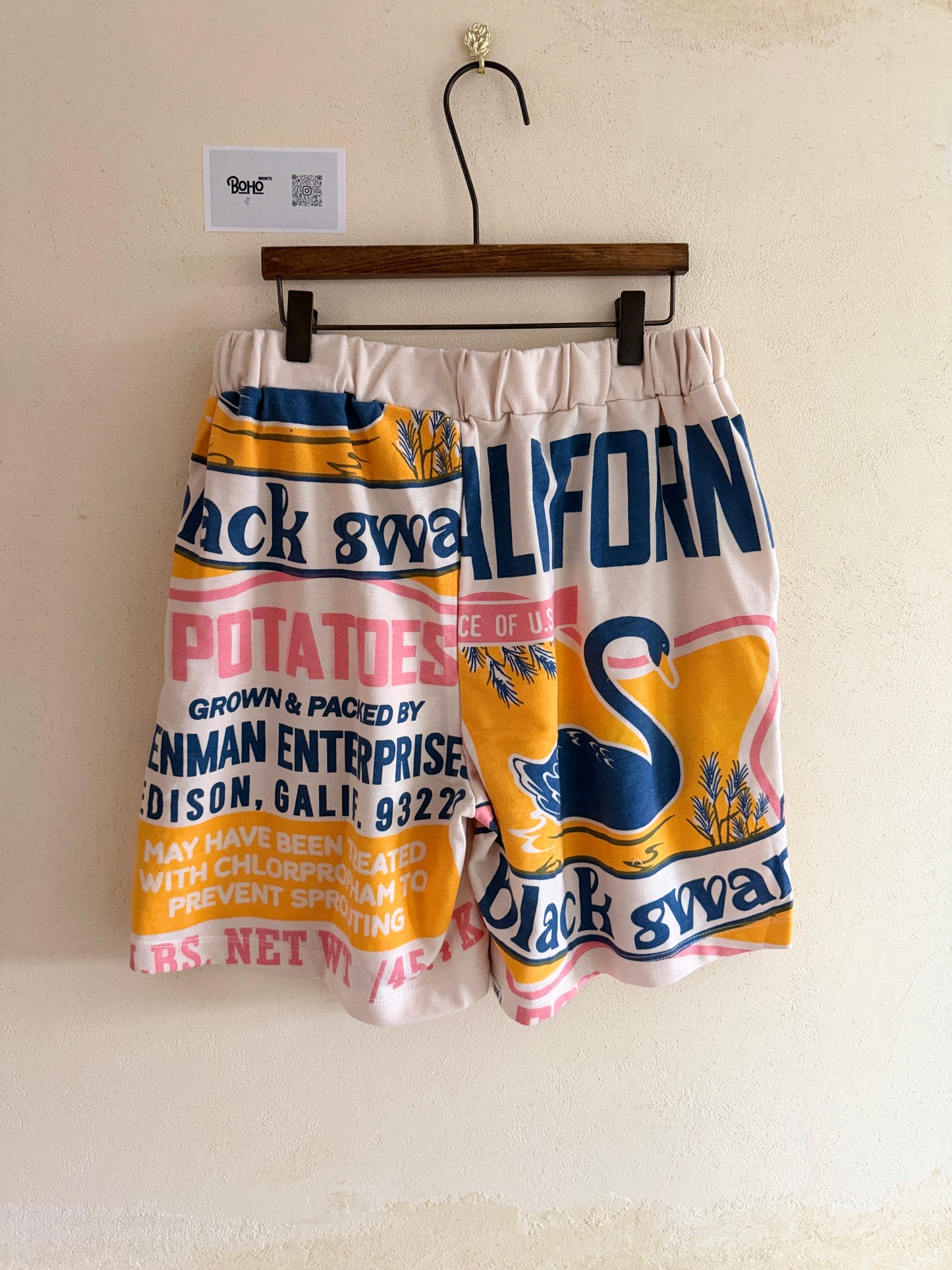 Vintage Thai Cotton Shorts – Retro Graphic Prints