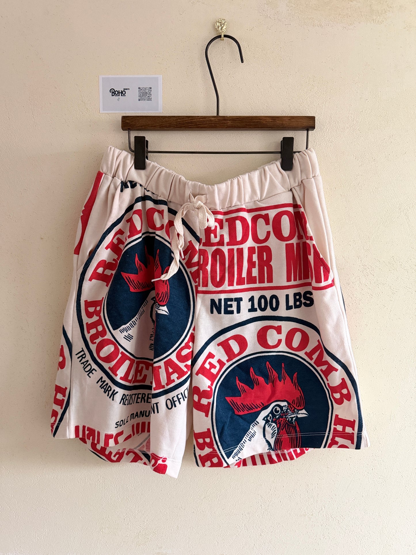 Vintage Thai Cotton Shorts – Retro Graphic Prints