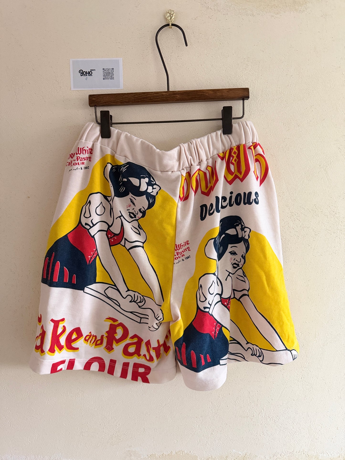 Vintage Thai Cotton Shorts – Retro Graphic Prints