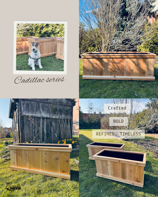 Cadillac Series – Premium Cedar Ground Planters