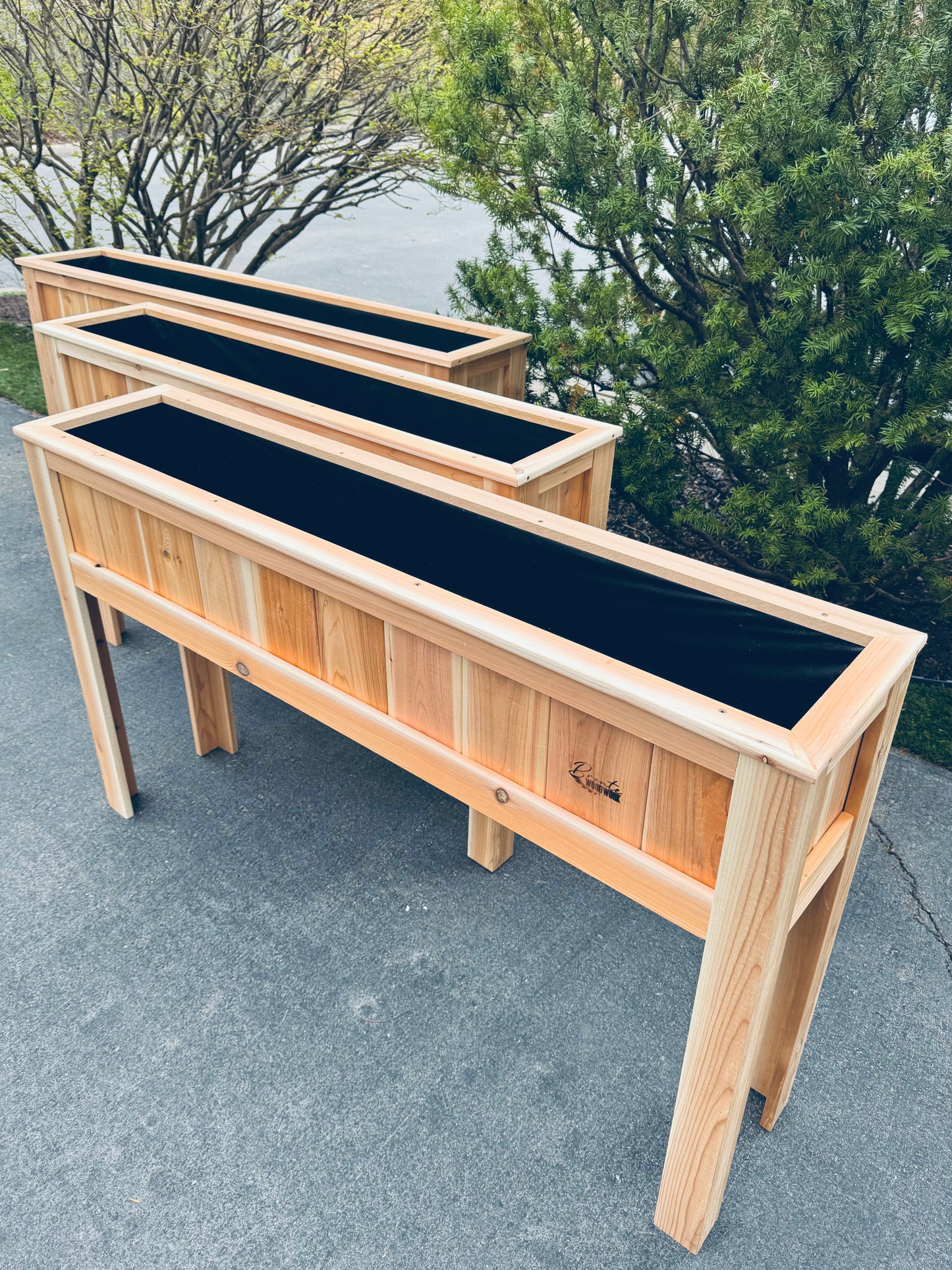 Niagara Series – Made to Measure Cedar Planter(Starting at $200) for custom sizes