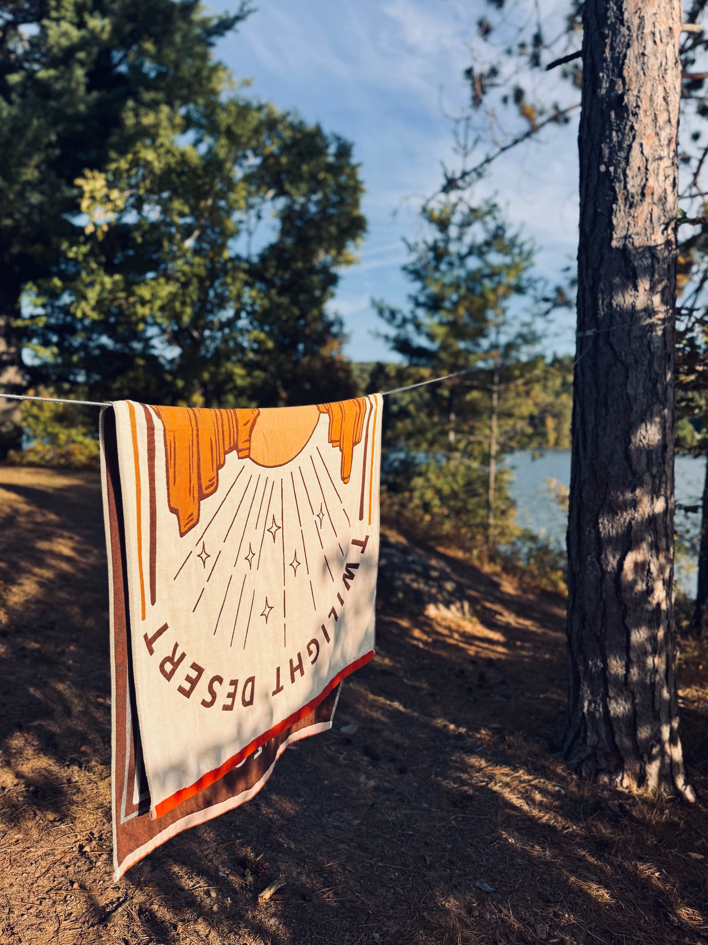 100% Cotton Woven Towel – Sunset Glow Arizona Scenic Series (80×160 cm)