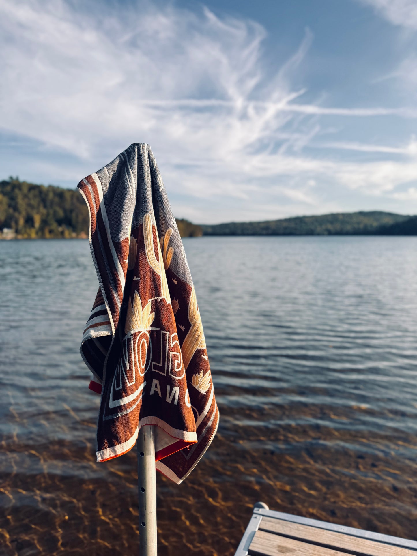100% Cotton Woven Towel – Sunset Glow Arizona Scenic Series (80×160 cm)