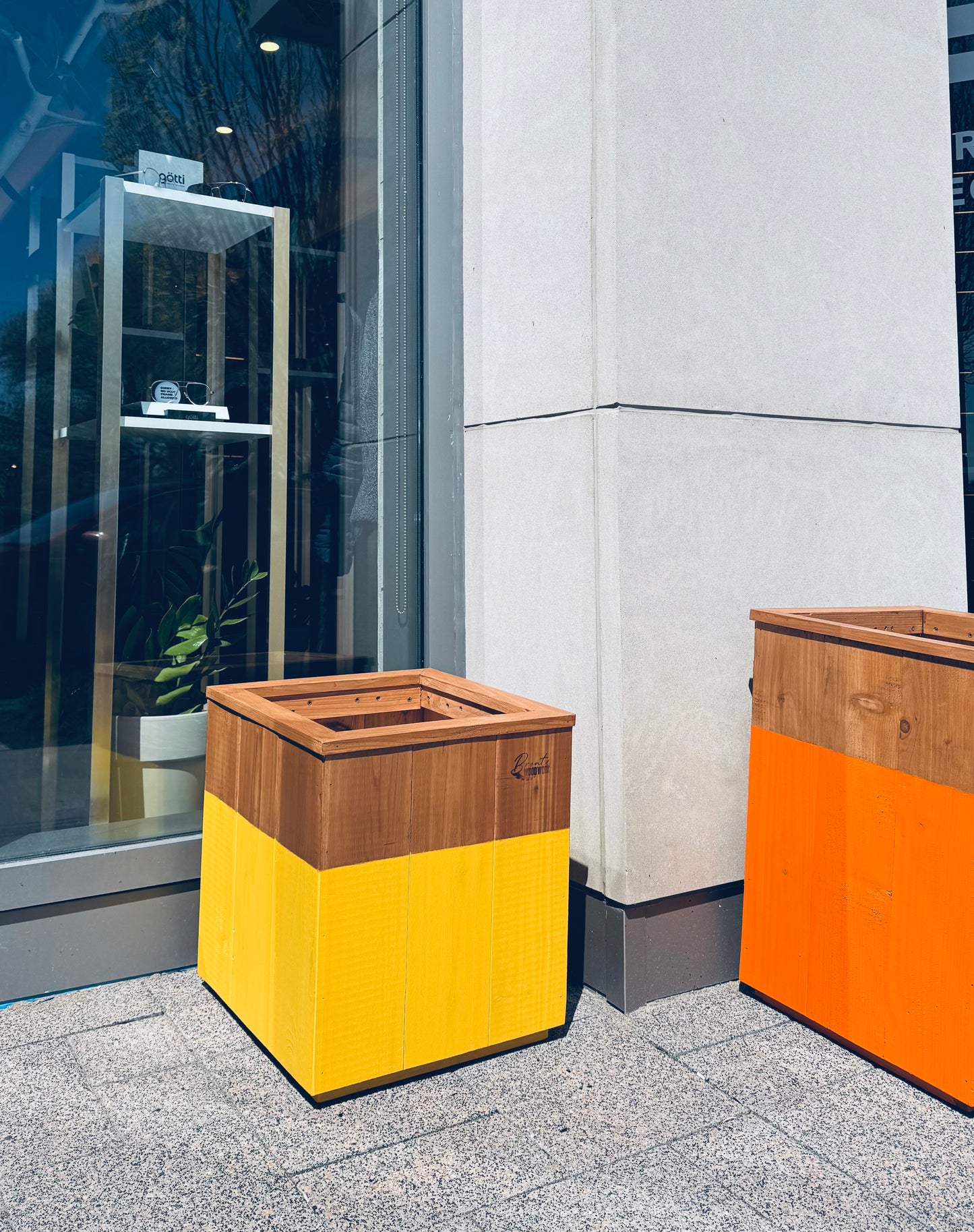 Tokyo Luxe – Handcrafted Cedar Planters (Pair)