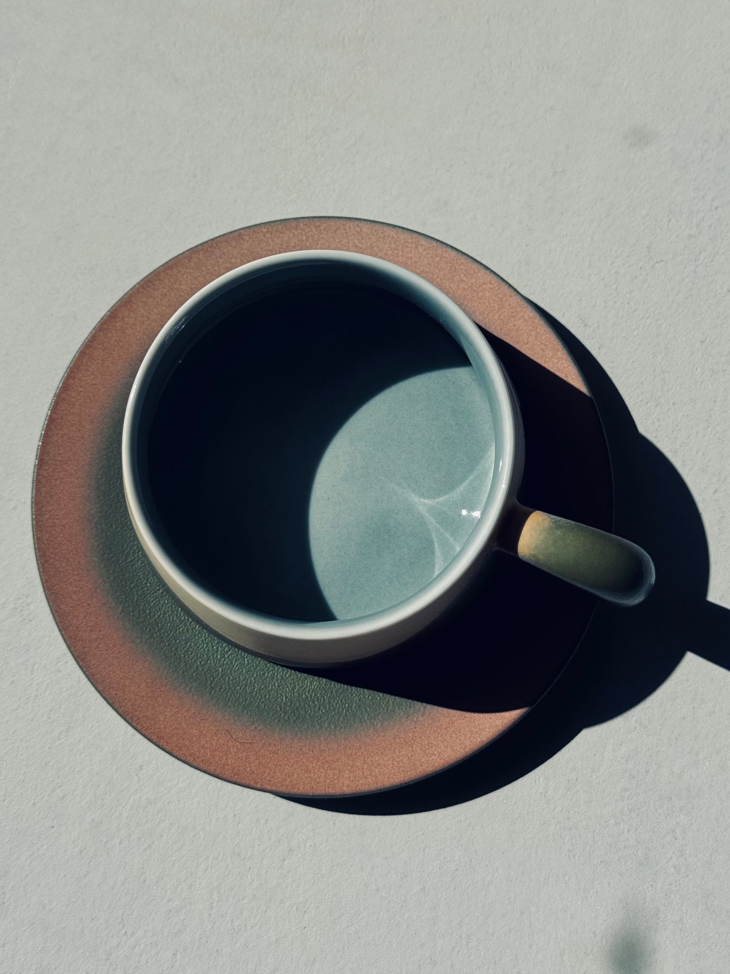Forest Blush – Ceramic Mug + Saucer | BoHo Bronte Exclusive