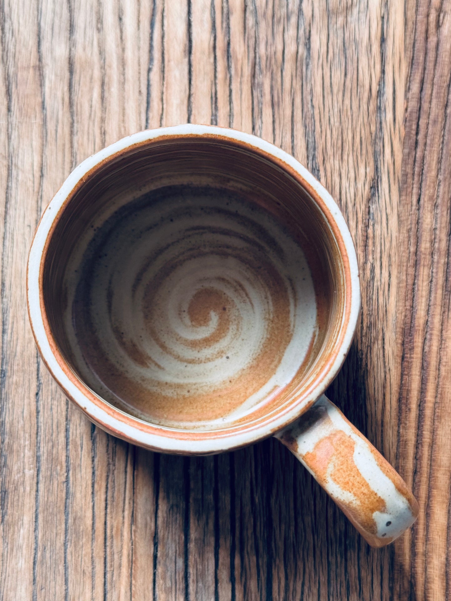 Wabi-Sabi Ceramic Mug + Wooden Saucer | BoHo Bronte Exclusive