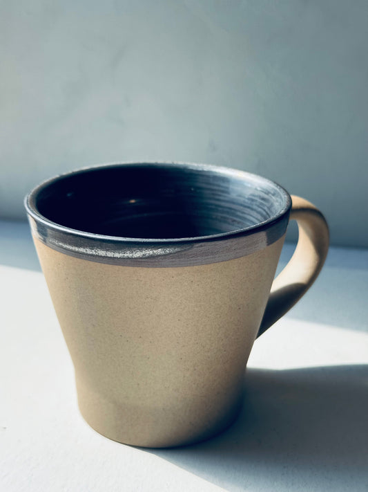 Minimalist Stoneware Mug | Spiral Interior | BoHo Bronte Exclusive