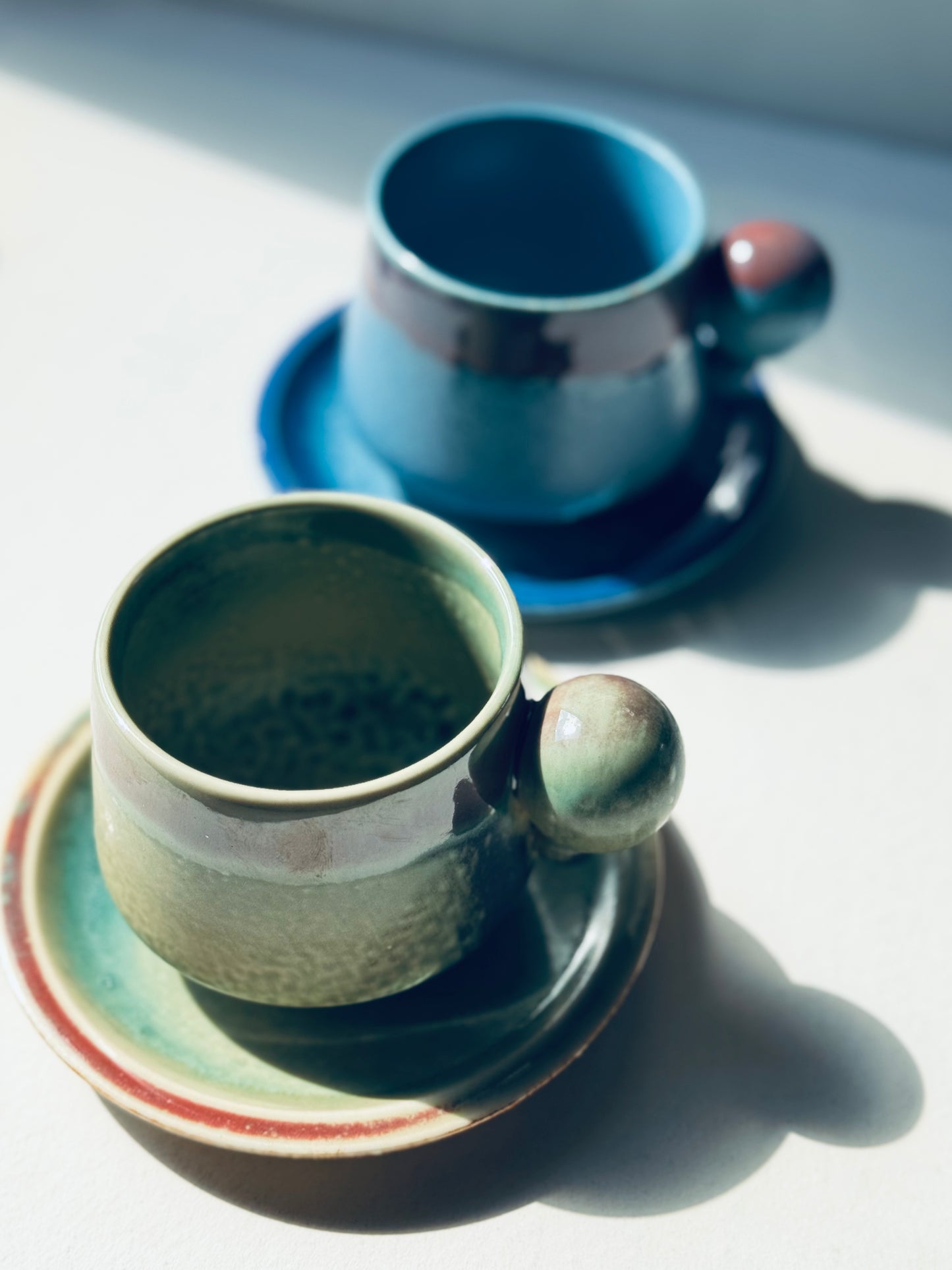 Orbit Series – Ceramic Mug + Saucer | BoHo Bronte Exclusive