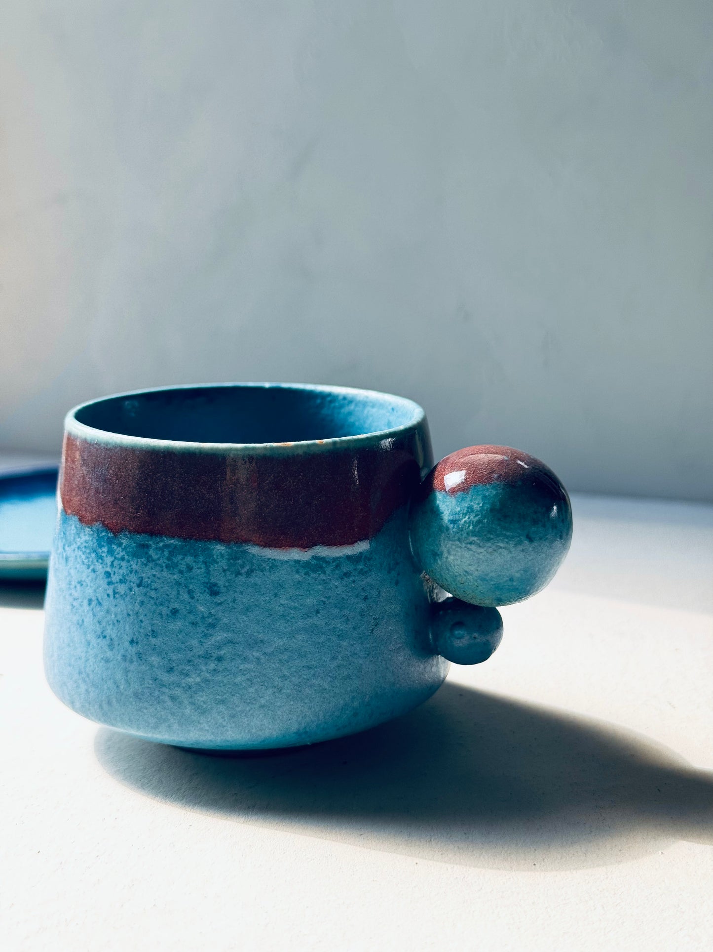 Orbit Series – Ceramic Mug + Saucer | BoHo Bronte Exclusive
