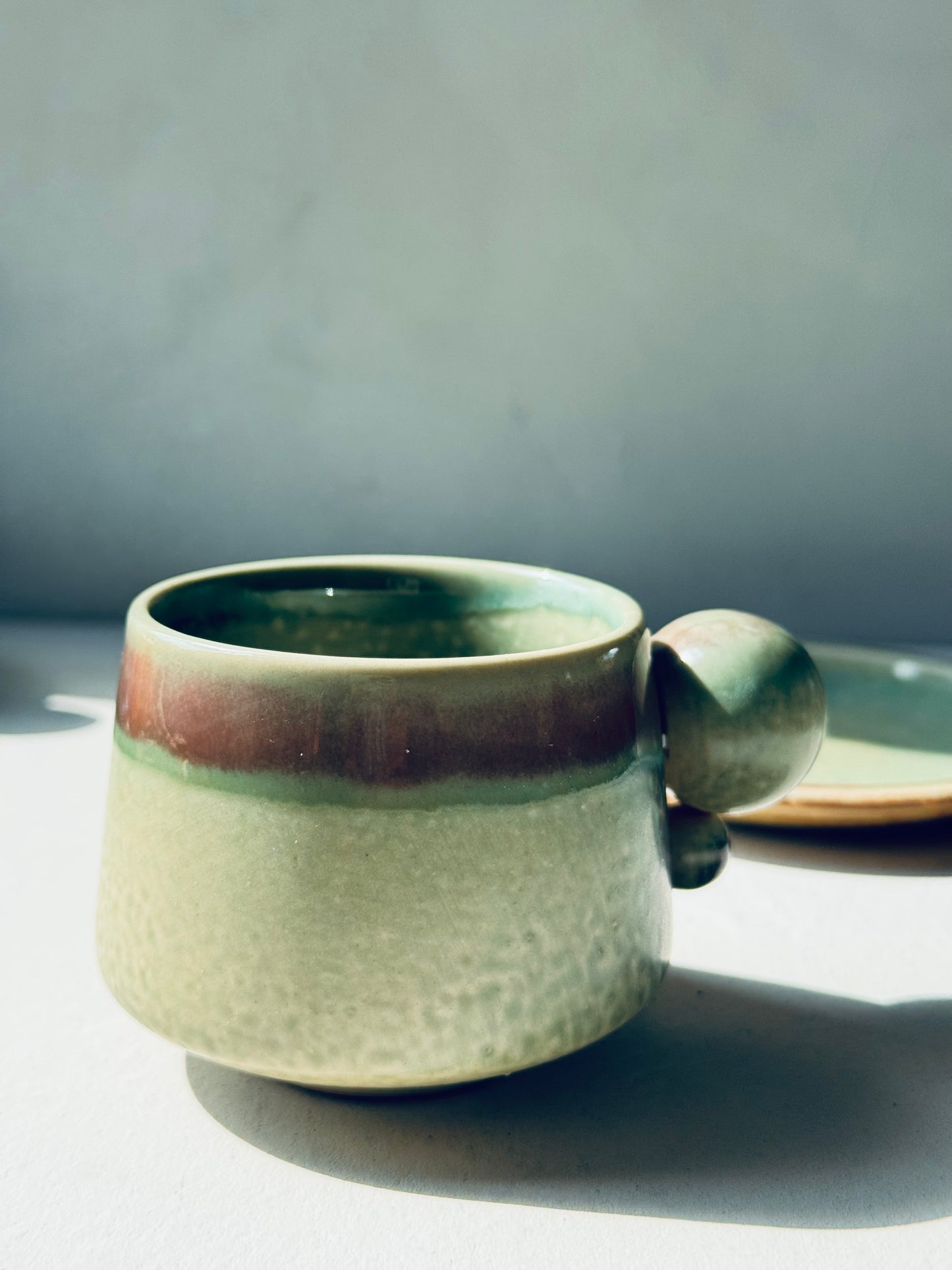 Orbit Series – Ceramic Mug + Saucer | BoHo Bronte Exclusive