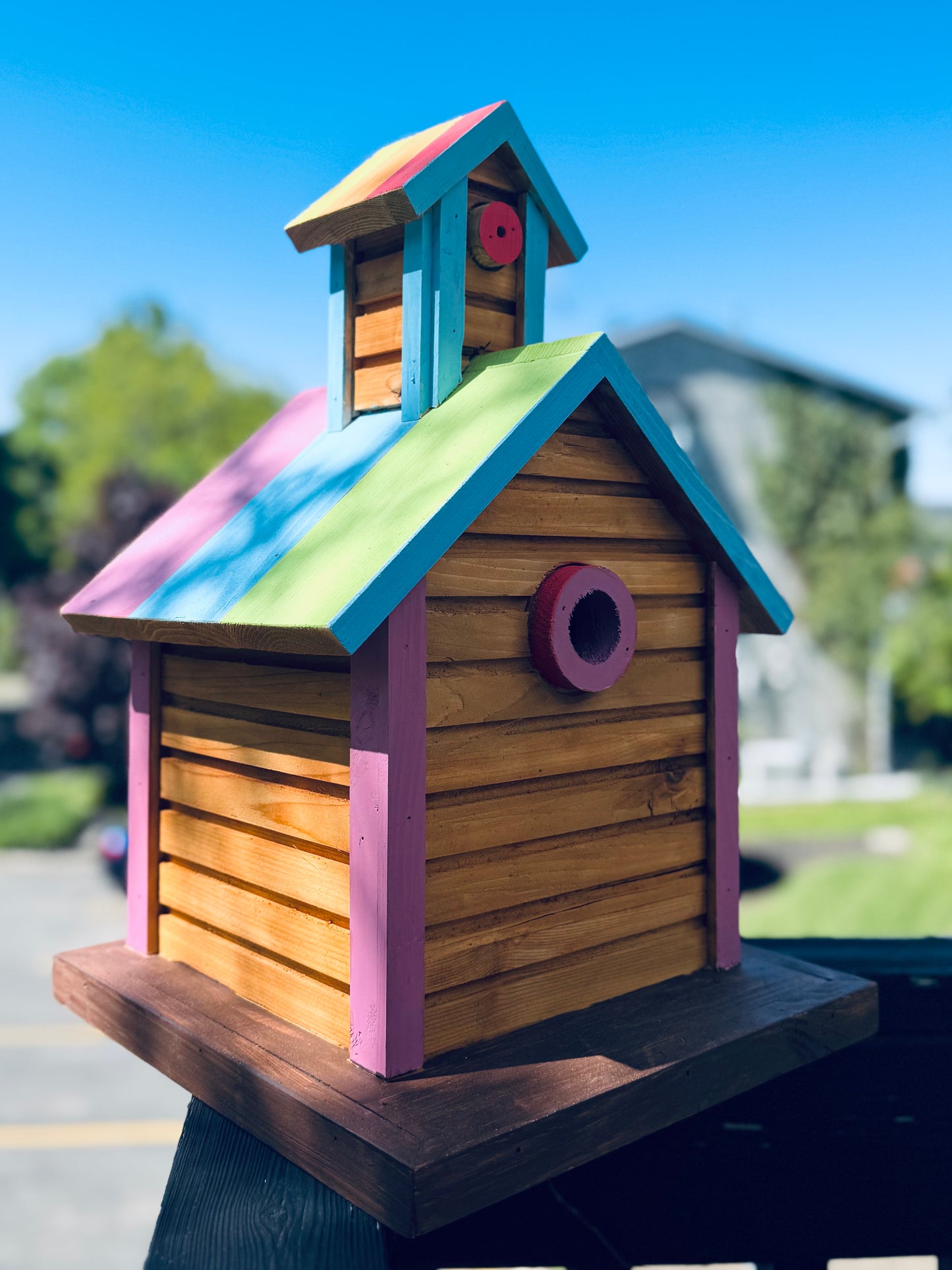 Cedar Birdhouse – Handcrafted Outdoor Nesting House | Made in Oakville 🇨🇦