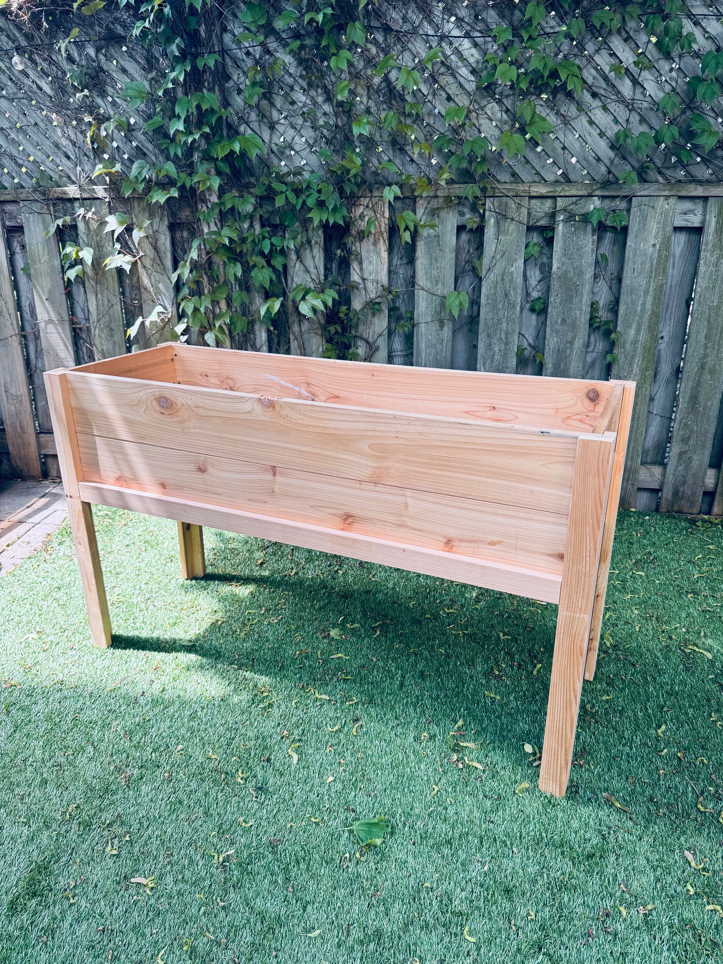 The HomeGrow | Premium Cedar Raised Planter