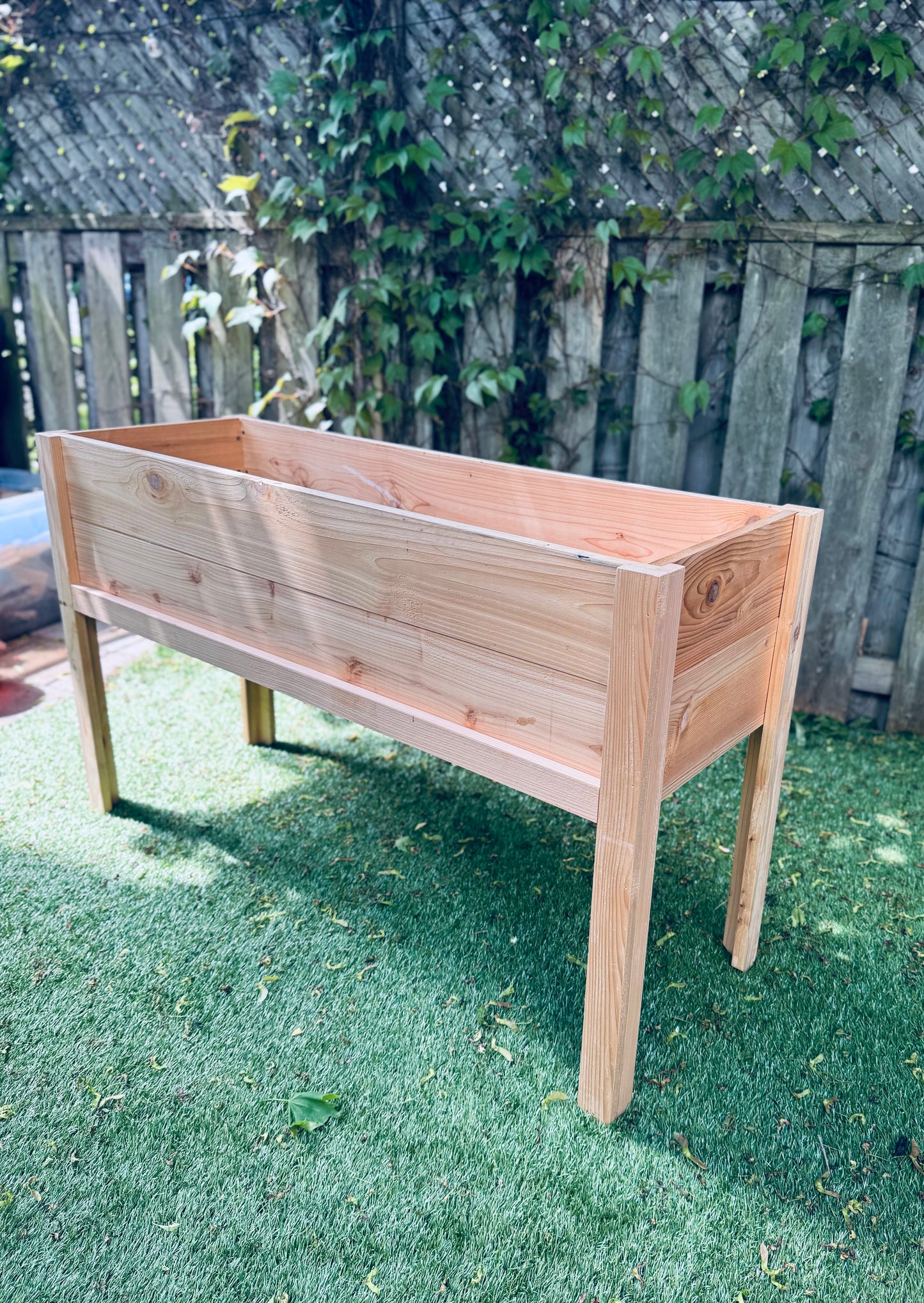 The HomeGrow | Premium Cedar Raised Planter