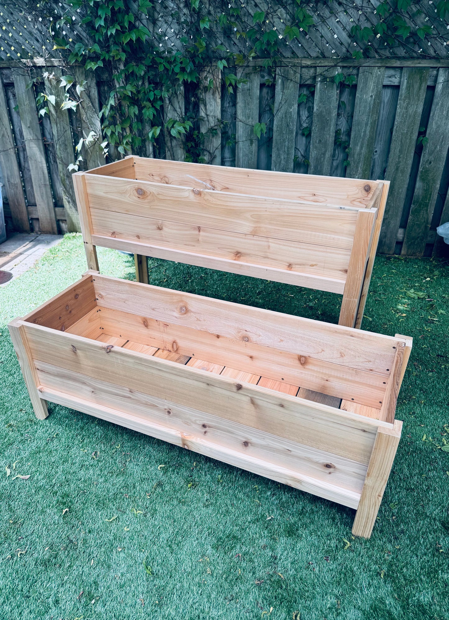 The HomeGrow | Premium Cedar Raised Planter