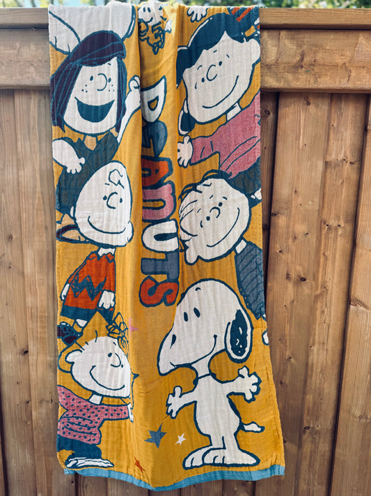 100% Cotton Woven Towel – Peanuts Play Series (80×160 cm)