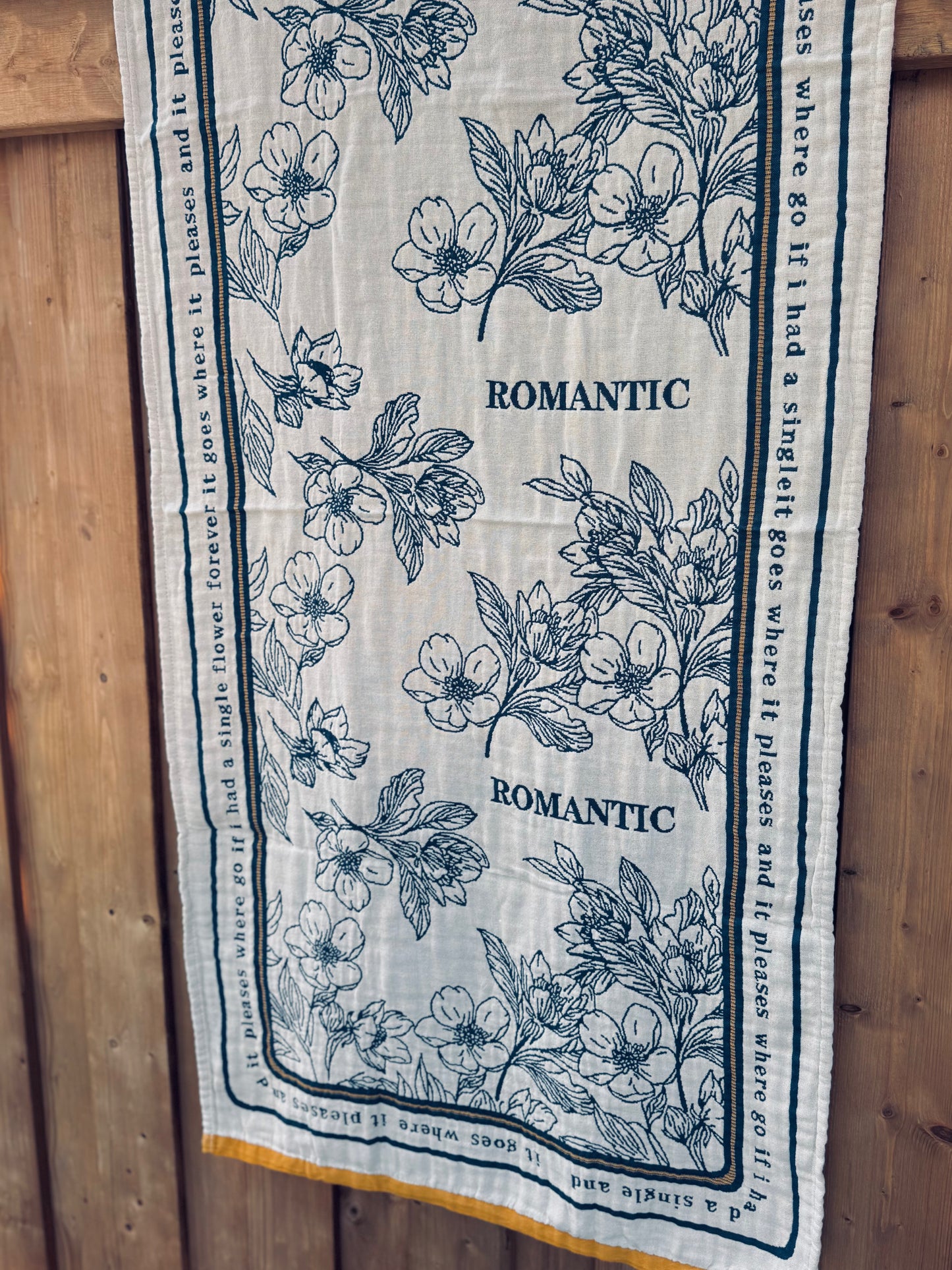 Soft Cotton Woven Towels- Blossom Series