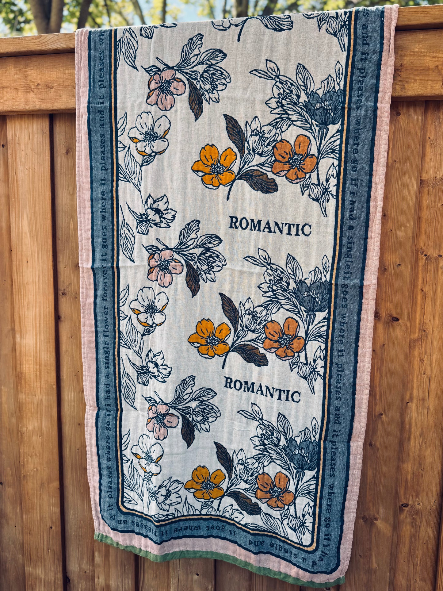 Soft Cotton Woven Towels- Blossom Series