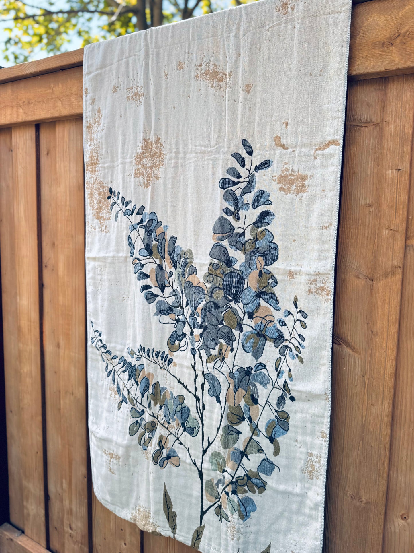 100% Cotton Woven Towel – Eucalyptus Bloom Series (80×160 cm)