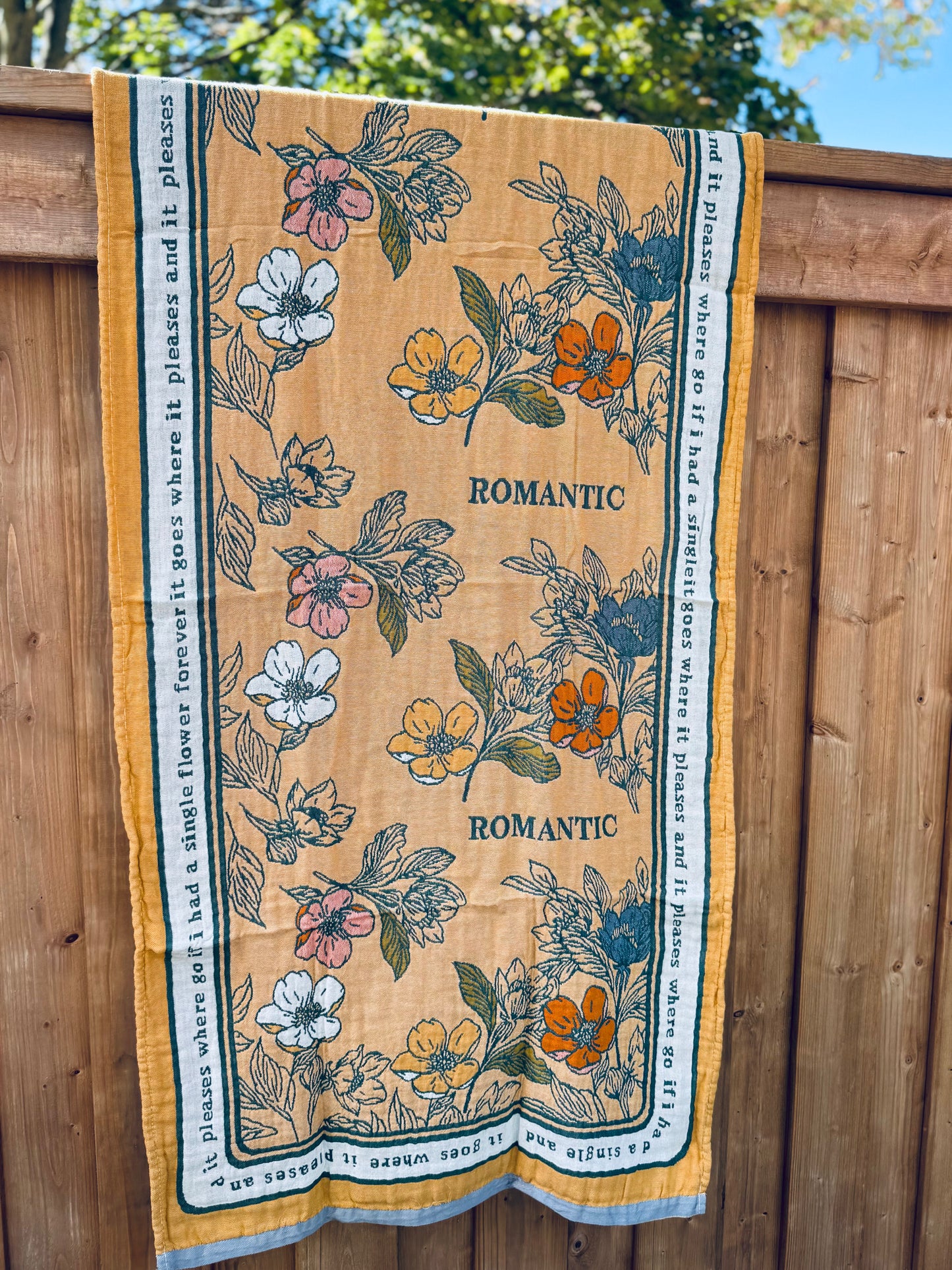Soft Cotton Woven Towels- Blossom Series