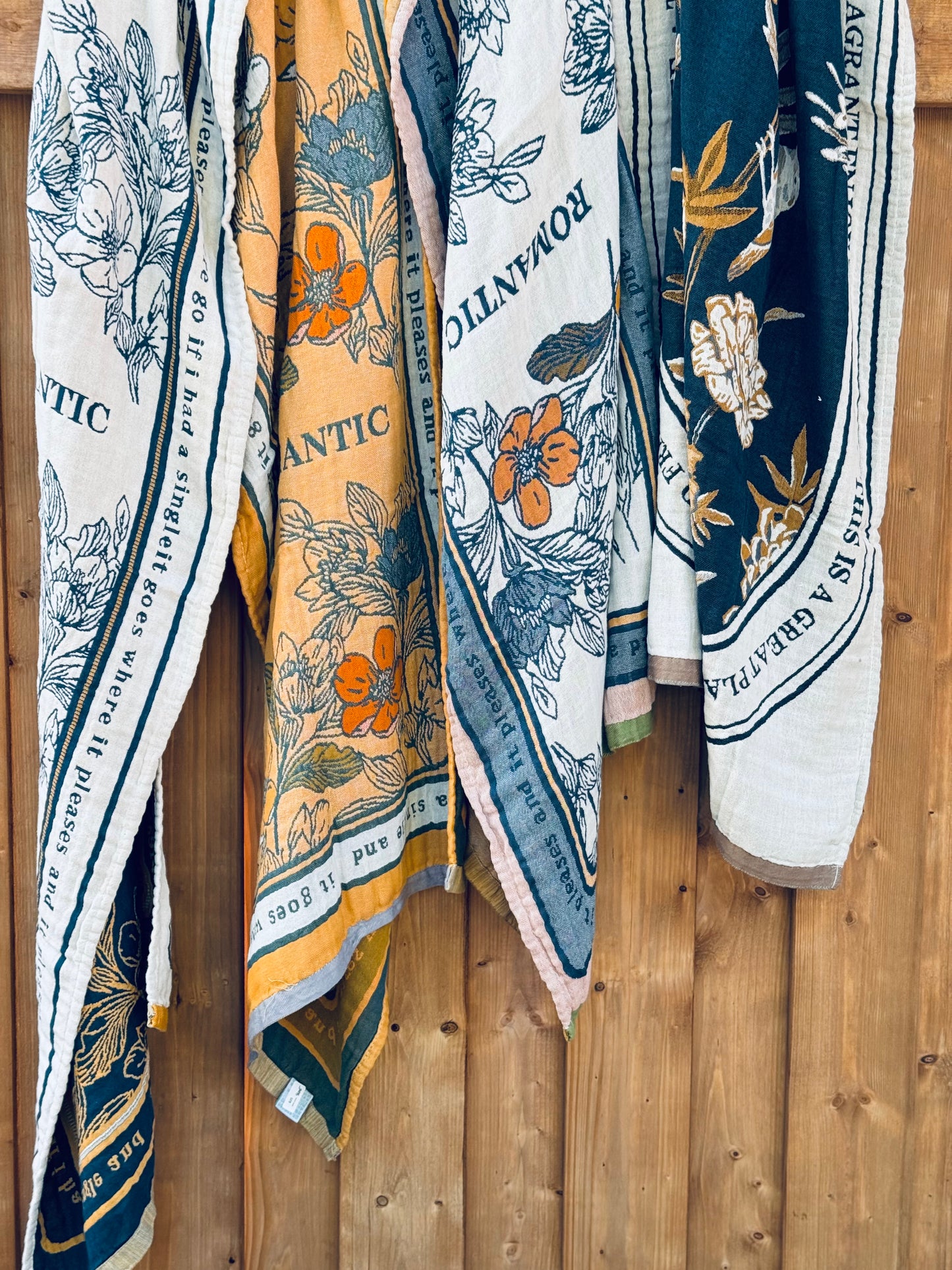 Soft Cotton Woven Towels- Blossom Series