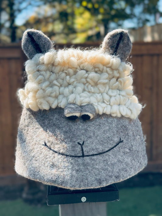 Sheep Felt Hat – Handmade in Nepal from 100% Wool (Kids Collection)