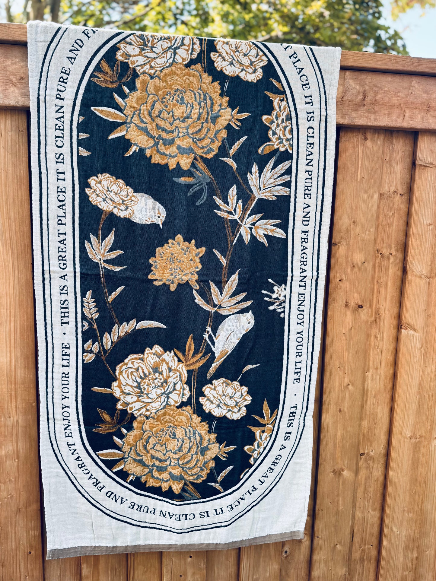 Soft Cotton Woven Towels- Blossom Series
