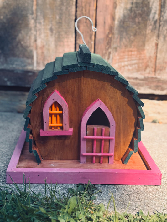 The “Fairy Pod Birdhouse” – Rose Cottage Edition
