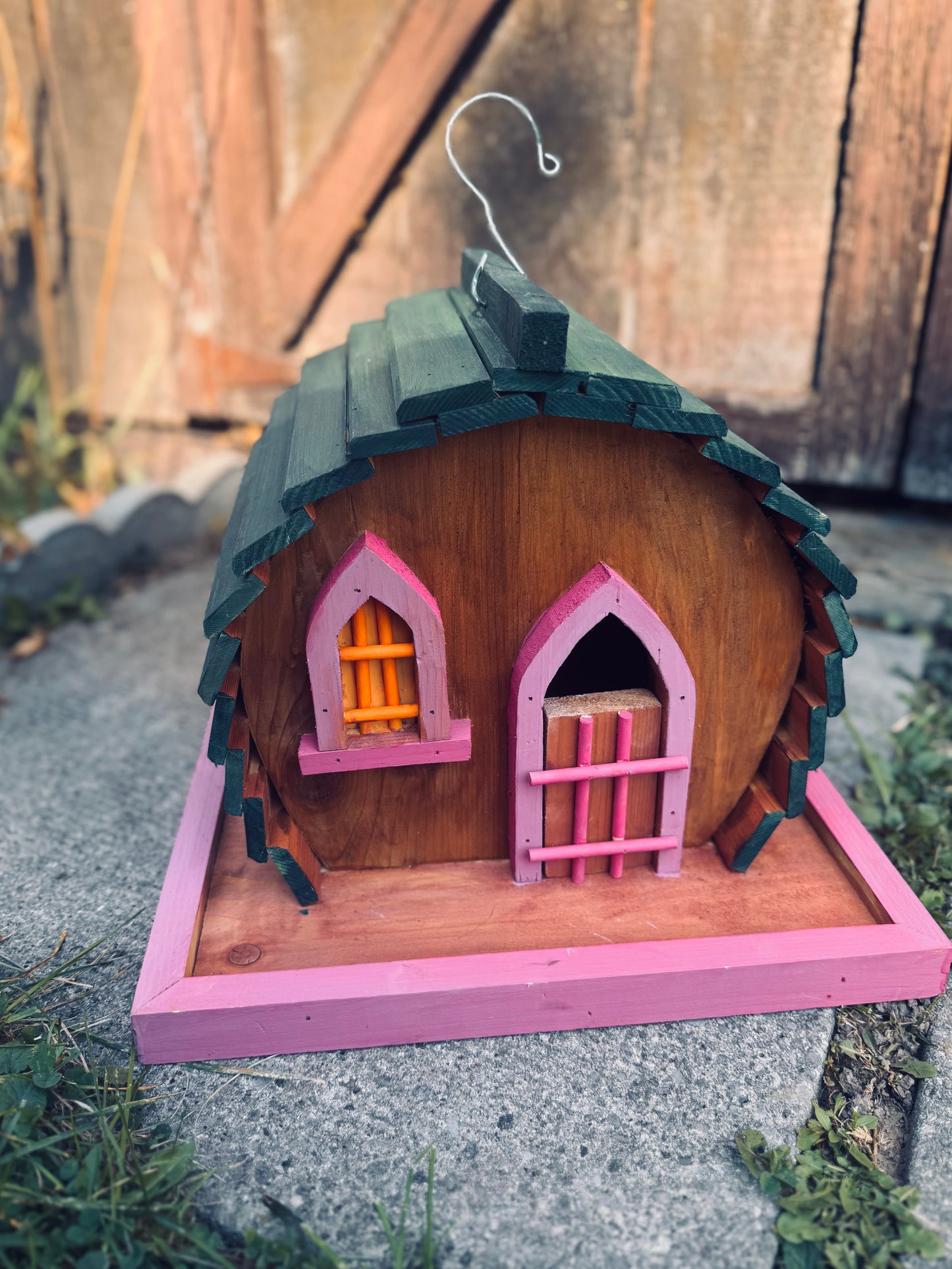 The “Fairy Pod Birdhouse” – Rose Cottage Edition