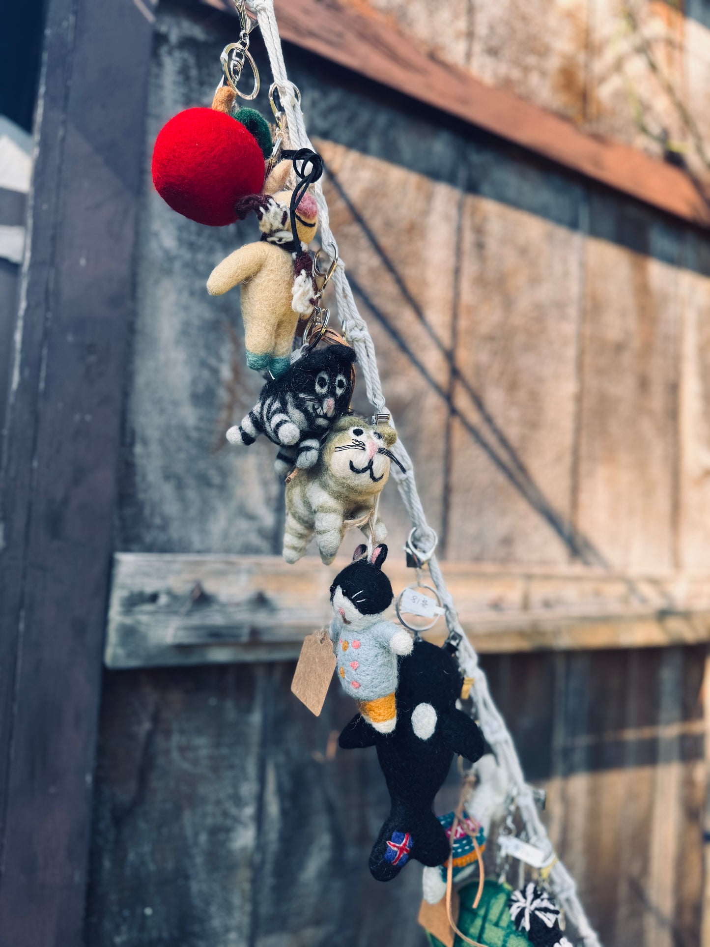 🧚‍♀️ Handmade Felt Charms & Keychains  – Assorted Characters A
