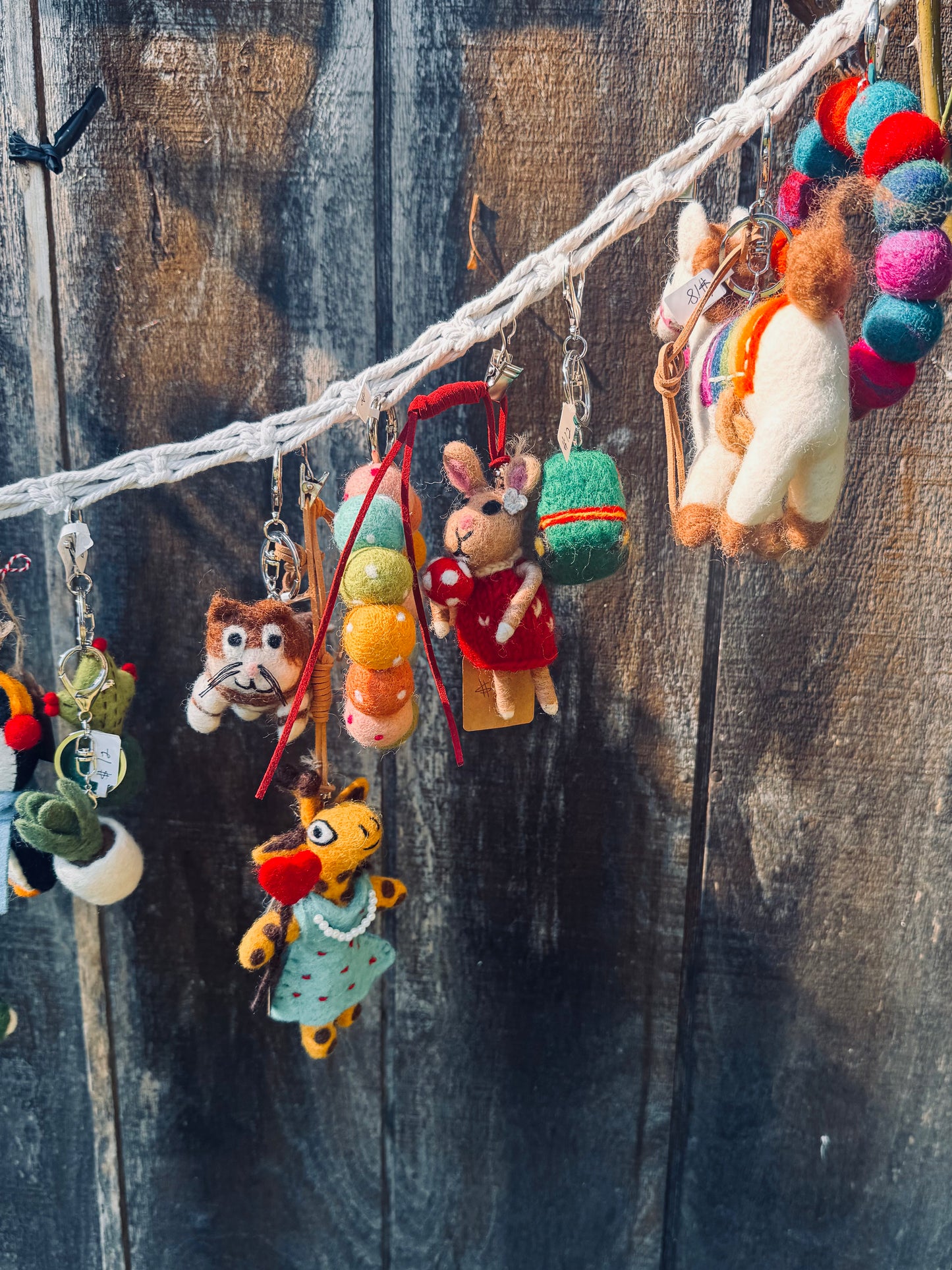 🧚‍♀️ Handmade Felt Charms & Keychains  – Assorted Characters A