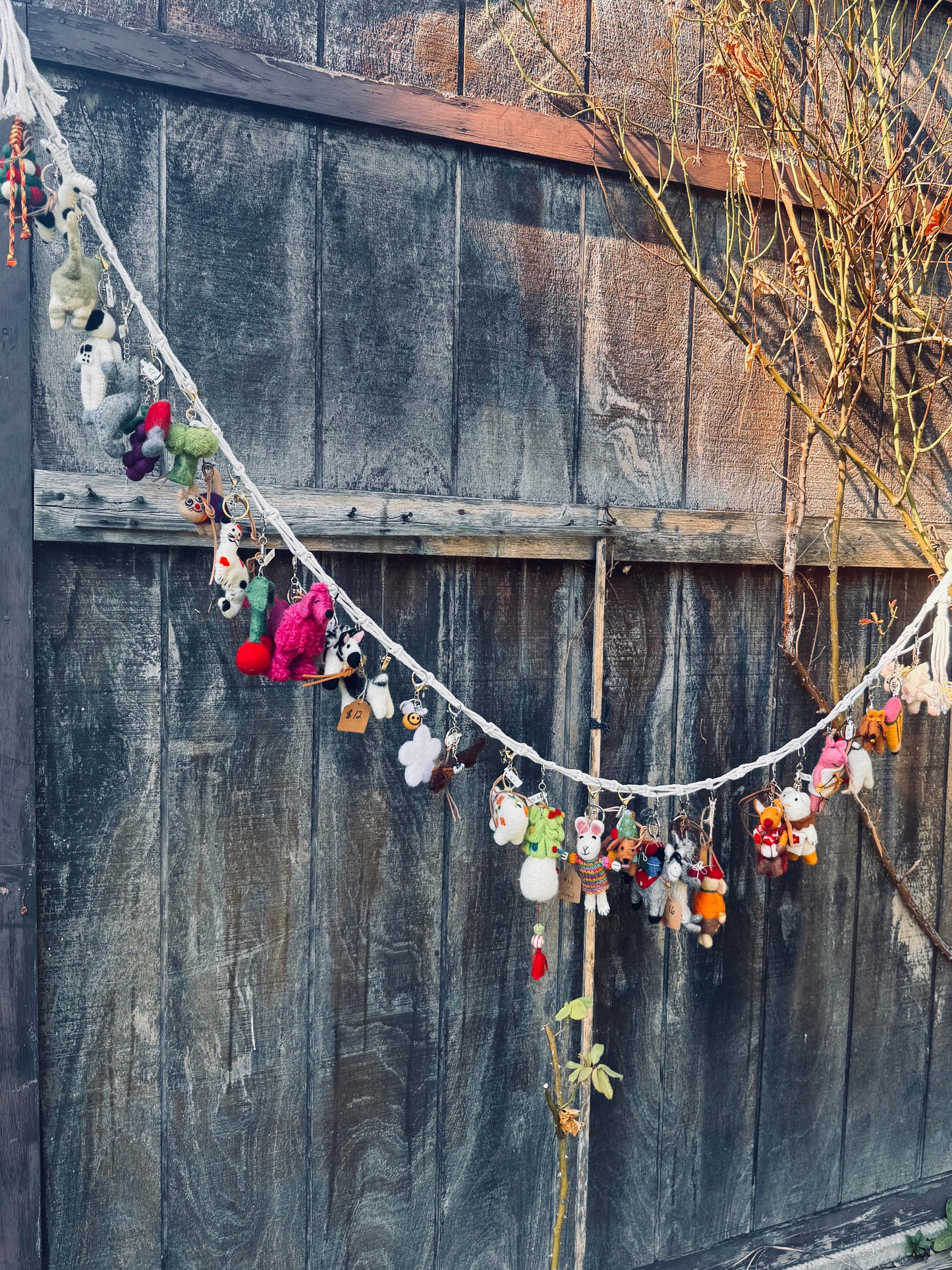 🐾 “Felt Friends” Charms & Keychains C
