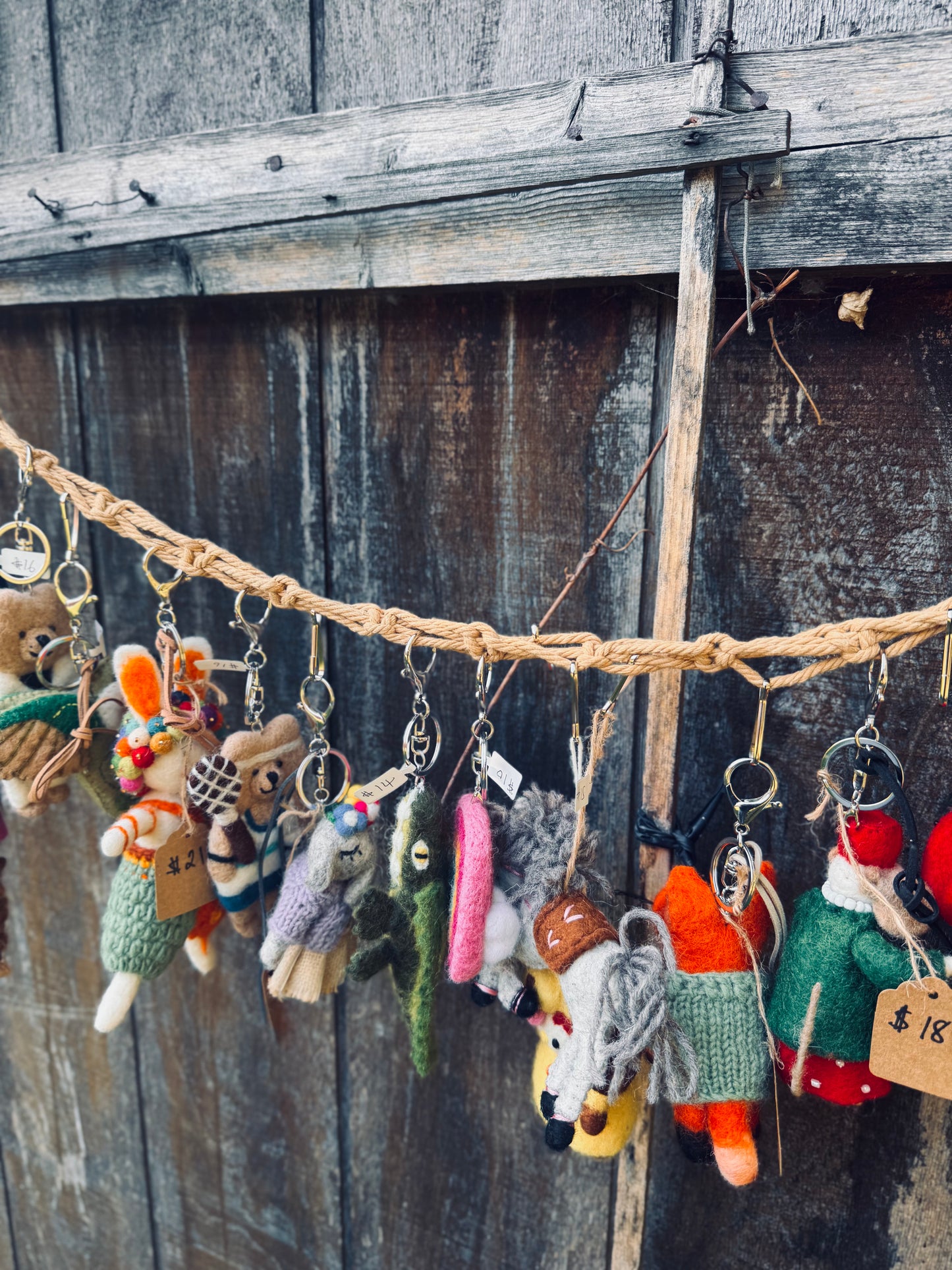 Felt Friends” Charms & Keychains D