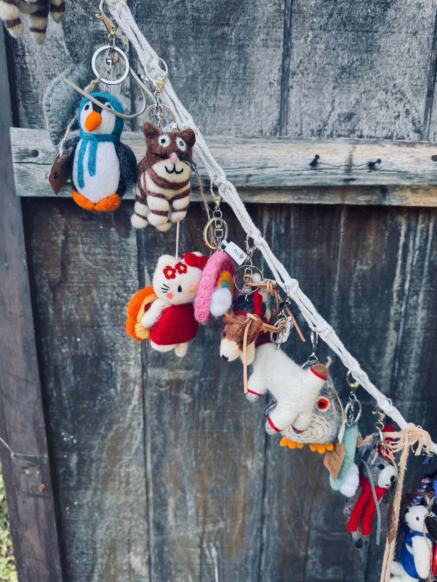 Felt Friends” Charms & Keychains E