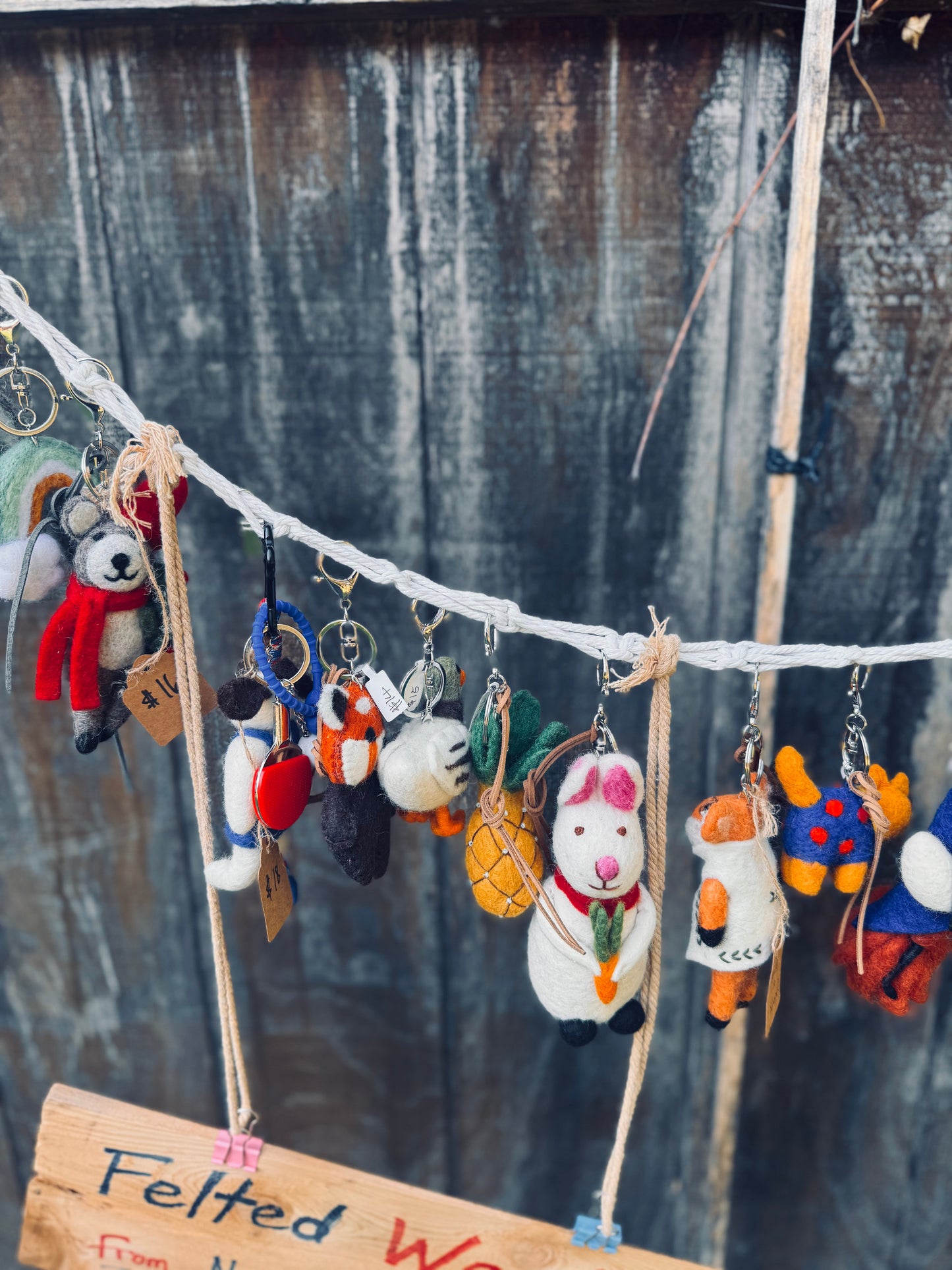 Felt Friends” Charms & Keychains E